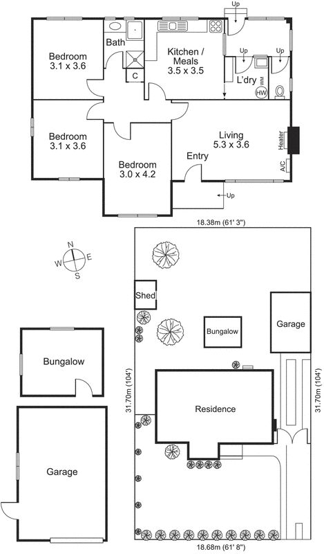 21 Fewster Road, Hampton VIC 3188 - Floorplan
