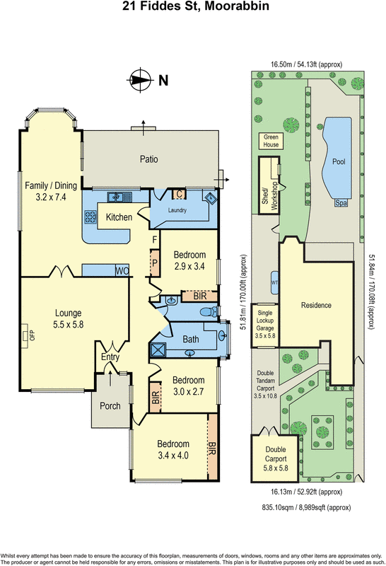 21 Fiddes Street, Moorabbin VIC 3189 - Floorplan