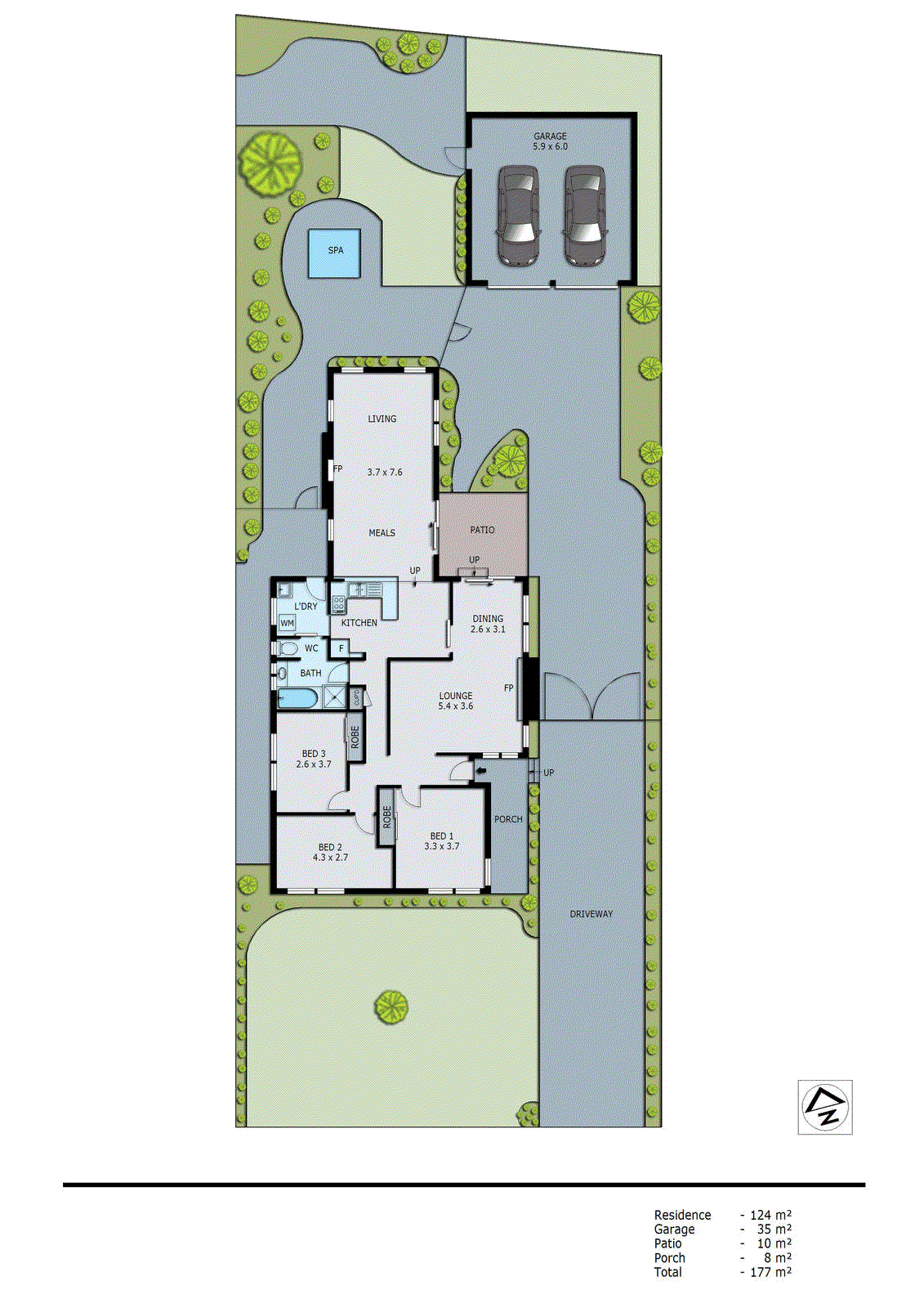21 Finchaven Avenue, Keysborough VIC 3173 - Floorplan
