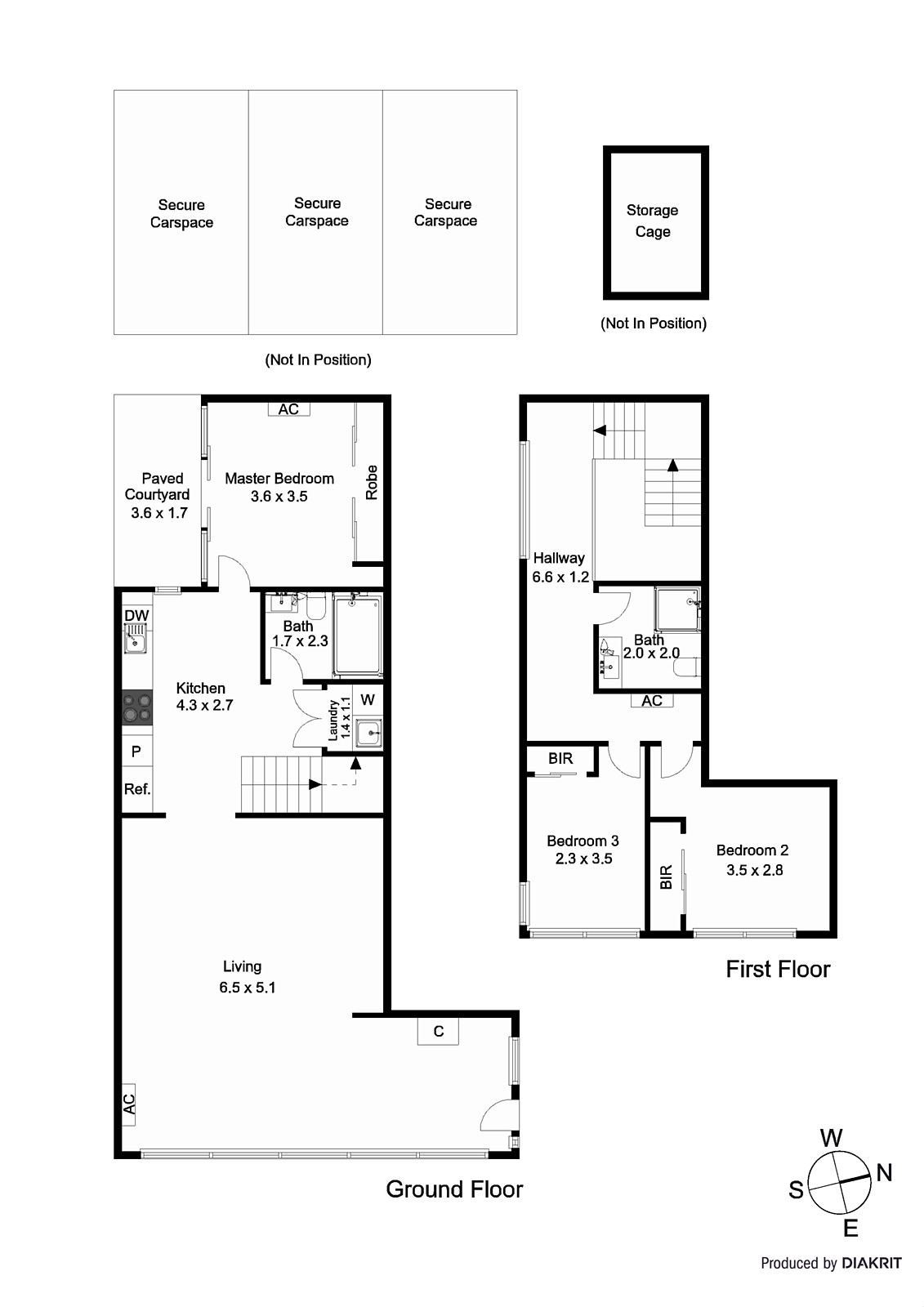 2/1 George Street, Sandringham VIC 3191 - Floorplan