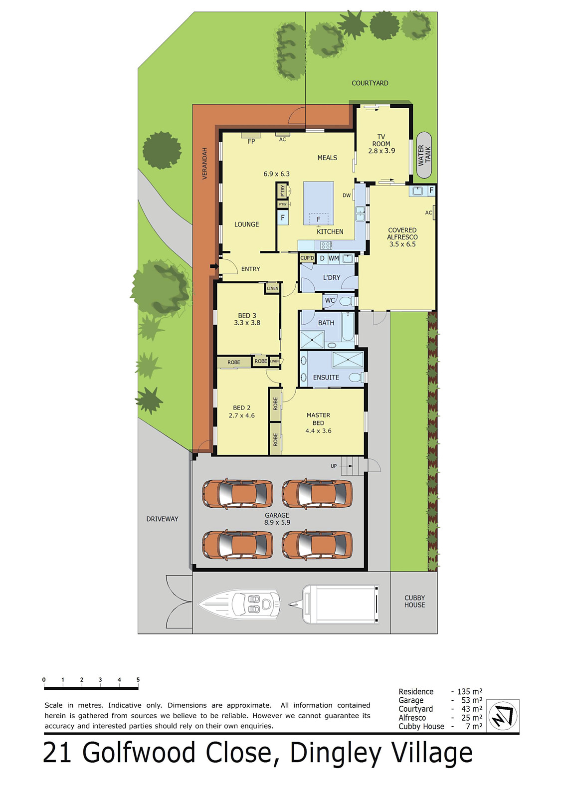 21 Golfwood Close, Dingley Village VIC 3172 - Floorplan