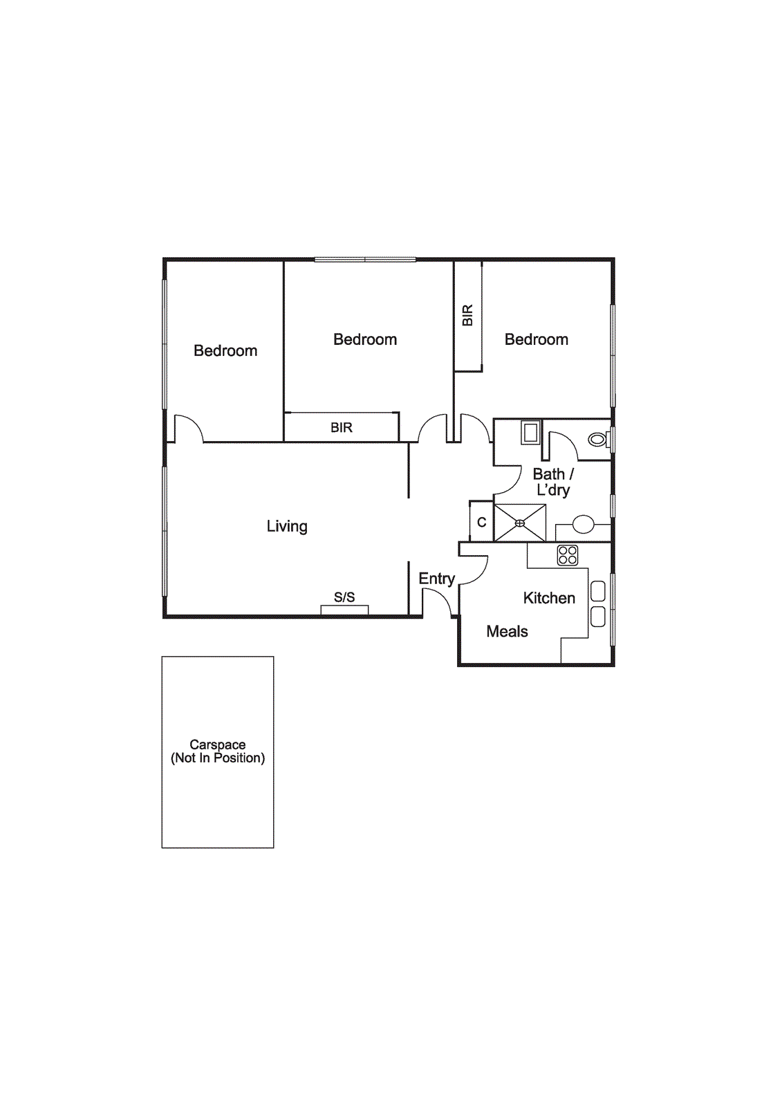 2/1 Greig Court, Elwood VIC 3184 - Floorplan