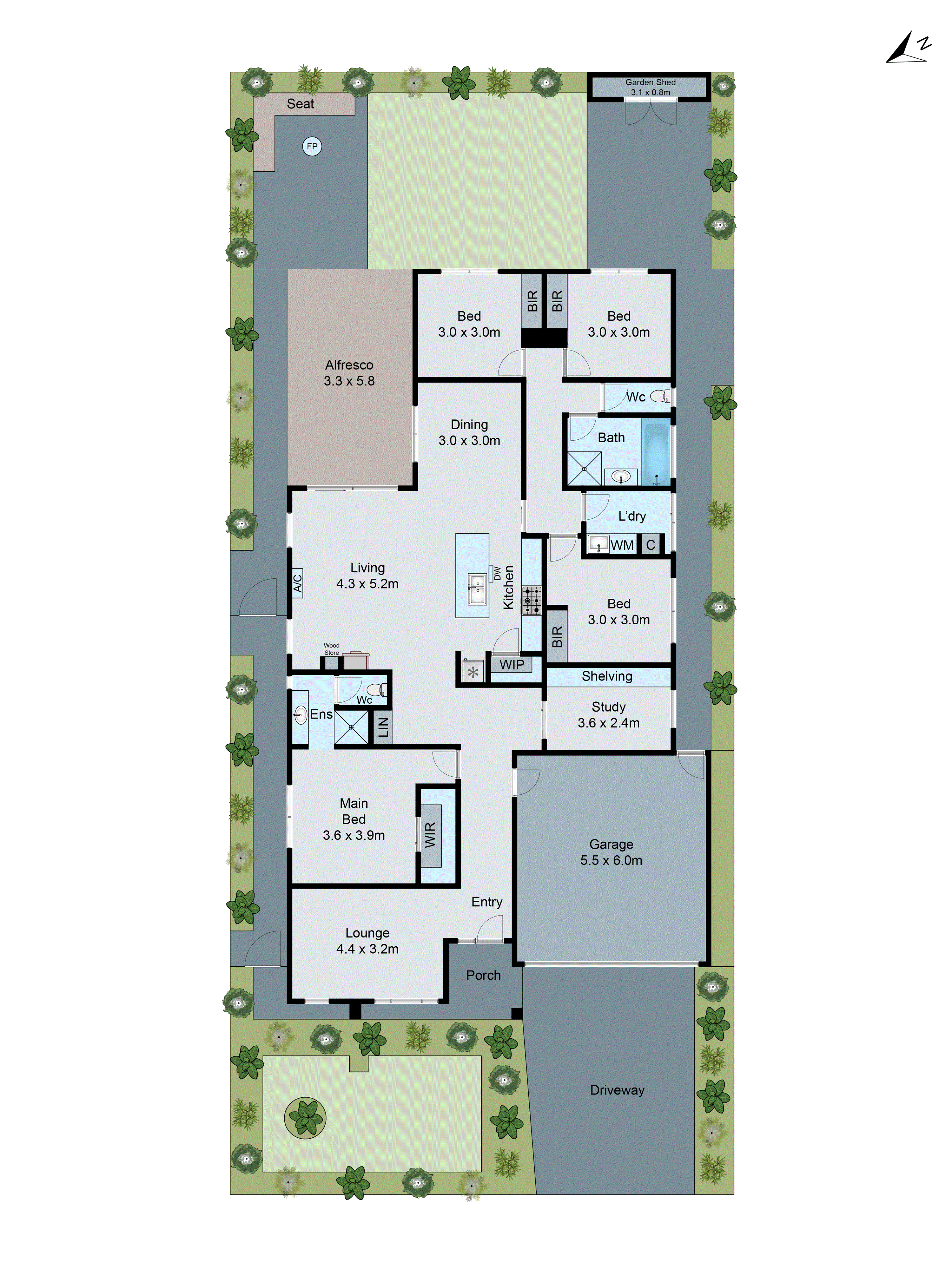 21 Harold Mews, Fyansford VIC 3218 - Floorplan