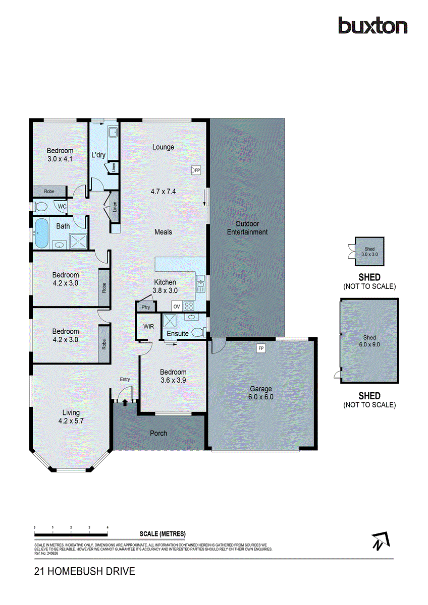 21 Homebush Drive, Junortoun VIC 3551 - Floorplan