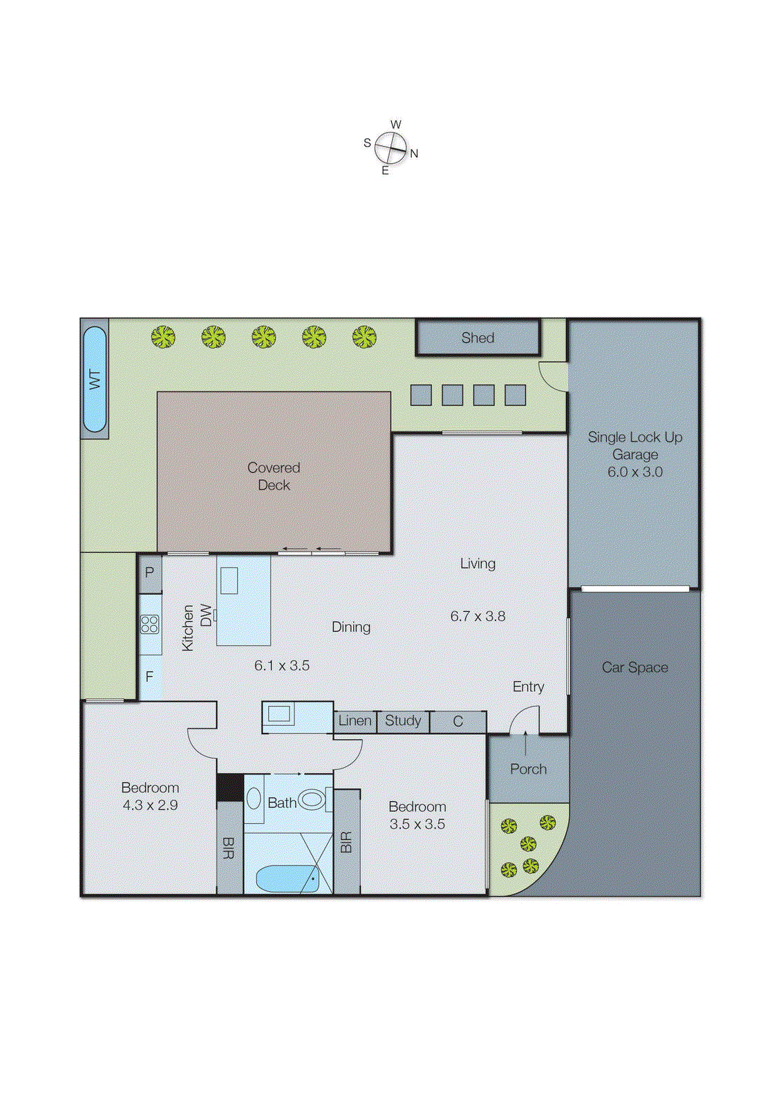 2/1 Houston Street, Mentone VIC 3194 - Floorplan