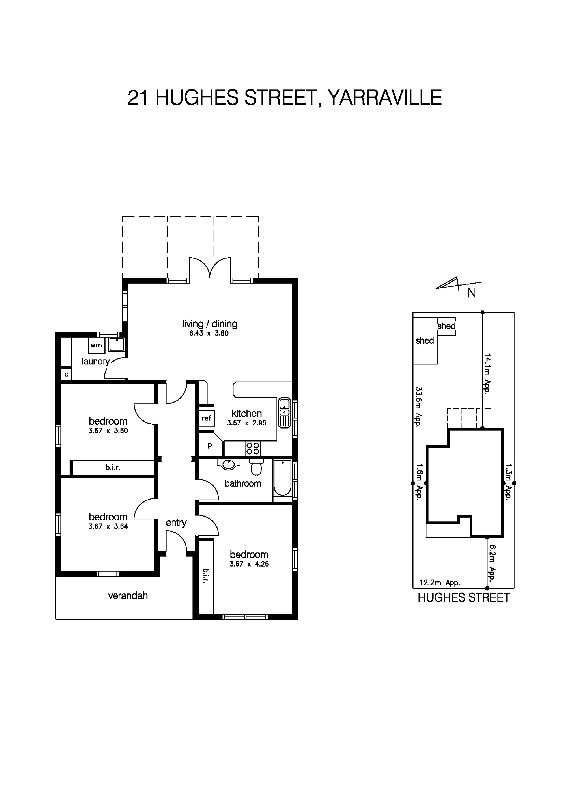 21 Hughes Street, YARRAVILLE VIC 3013 - Floorplan