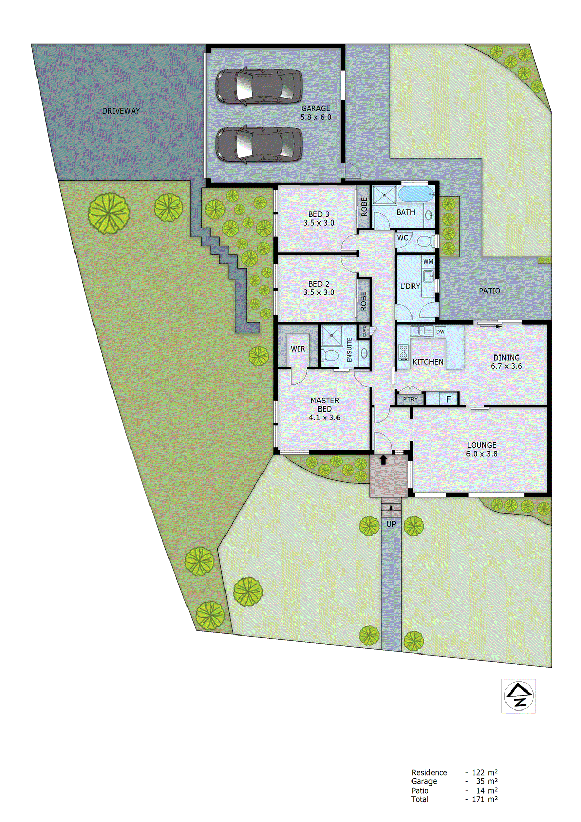 2/1 Johanna Court, Dingley Village VIC 3172 - Floorplan
