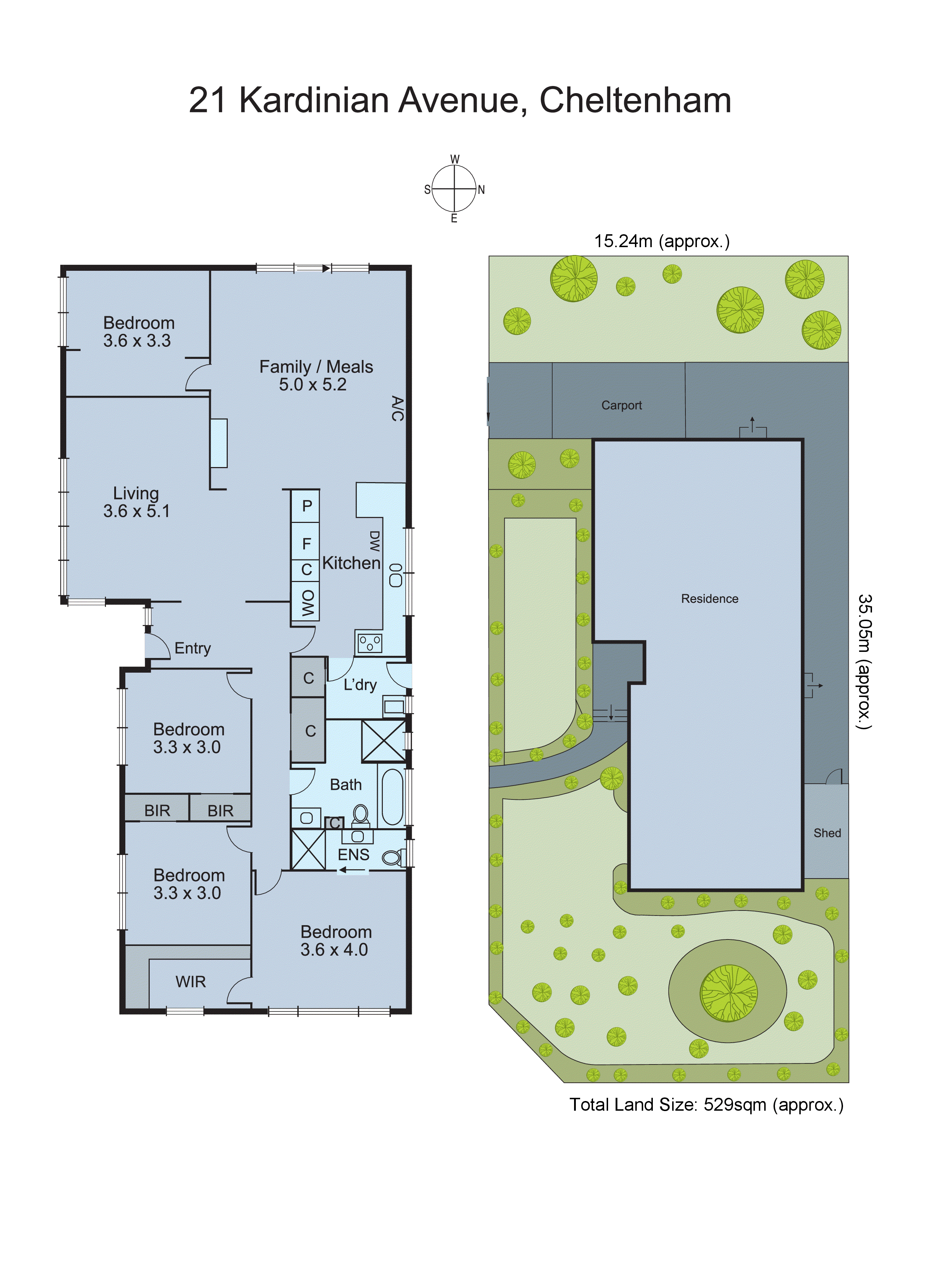 21 Kardinian Avenue, Cheltenham VIC 3192 - Floorplan