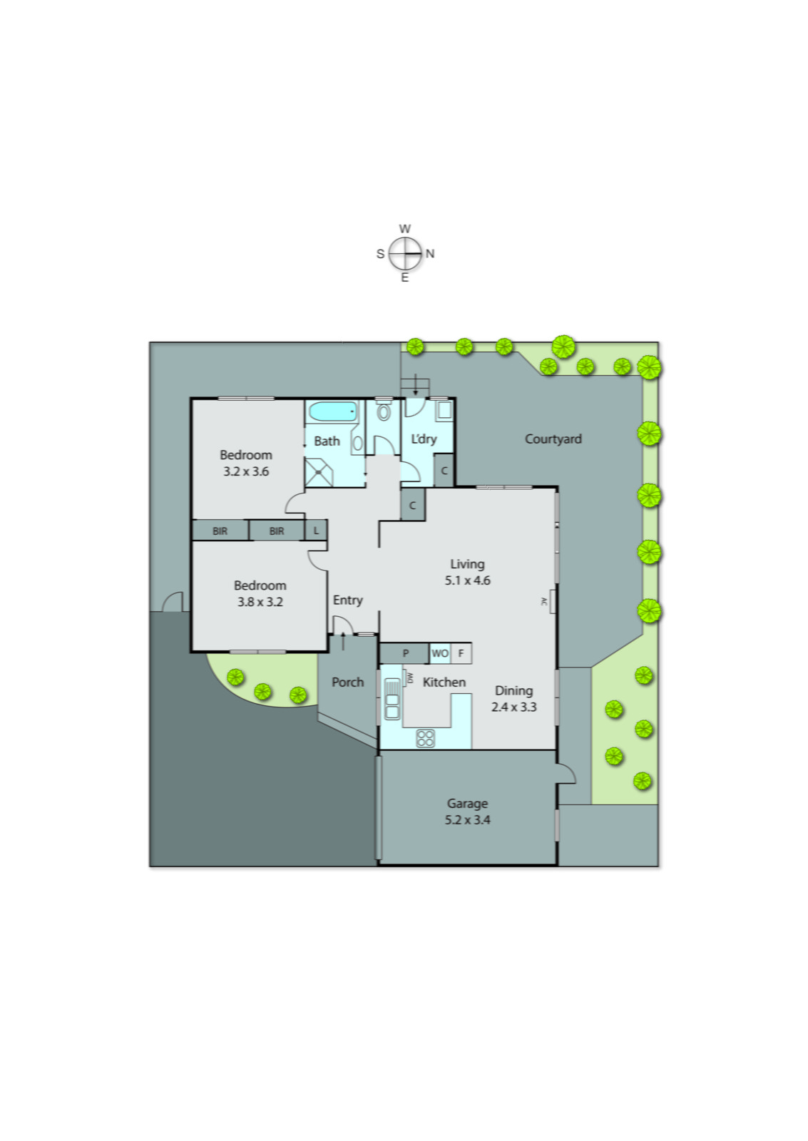 2/1 Kilara Road, Mentone VIC 3194 - Floorplan
