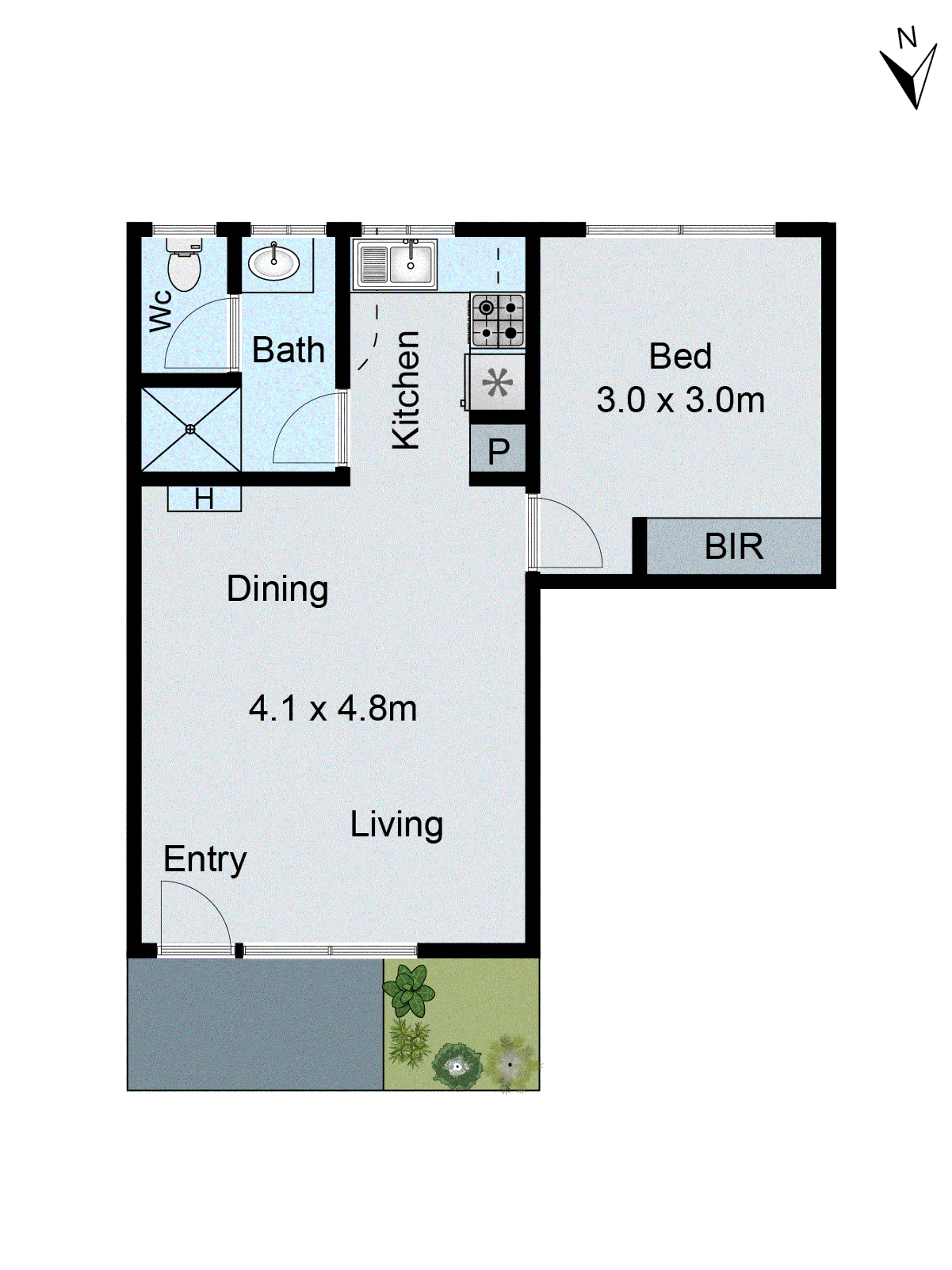 2/1 Kinnordy Court, HAMLYN HEIGHTS VIC 3215 - Floorplan