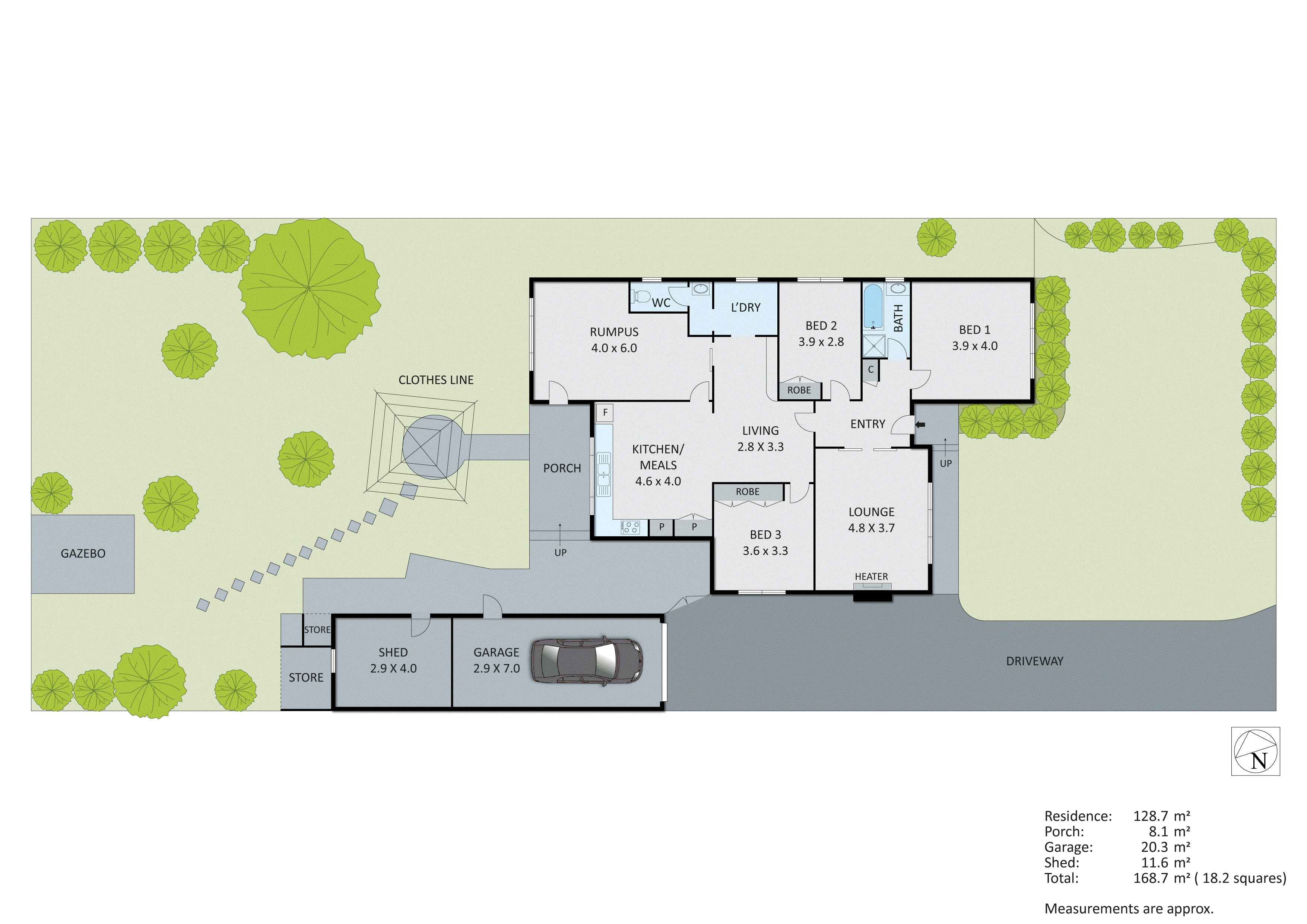 21 Kionga Street, Clayton VIC 3168 - Floorplan
