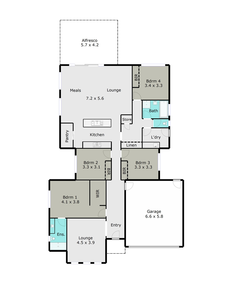 21 Kirby Avenue, CANADIAN VIC 3350 - Floorplan