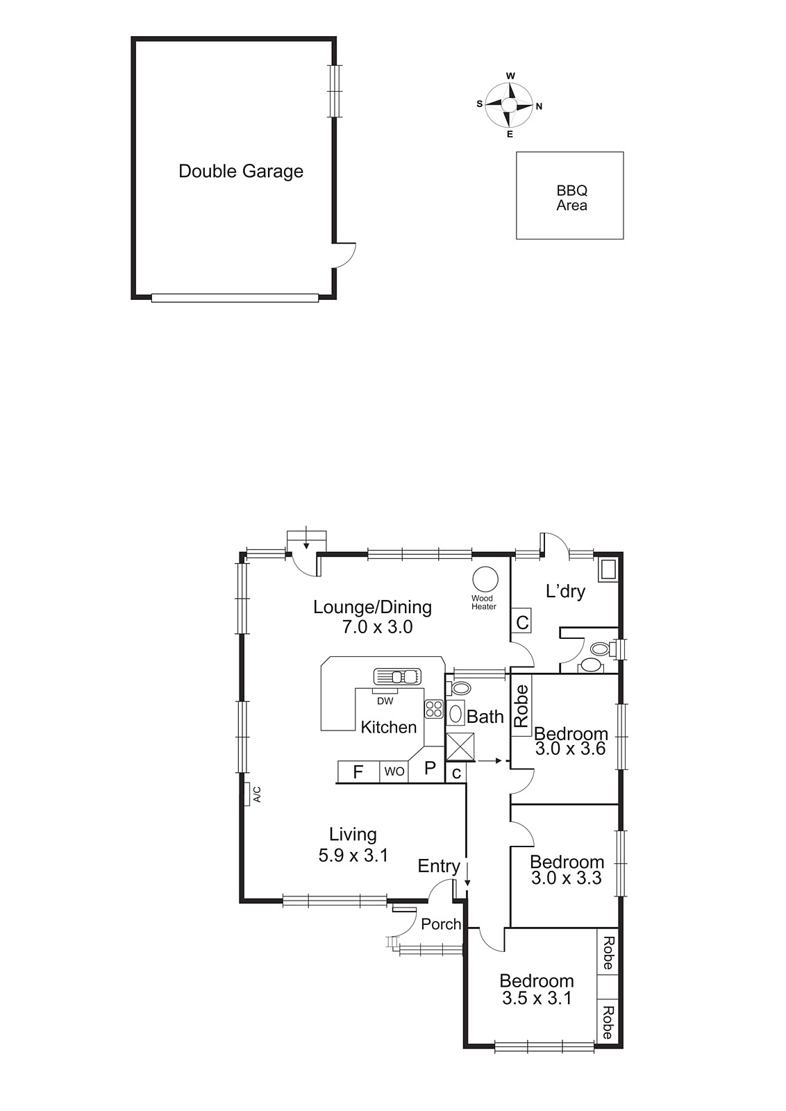 21 Kurrajong Street, Bentleigh East VIC 3165 - Floorplan