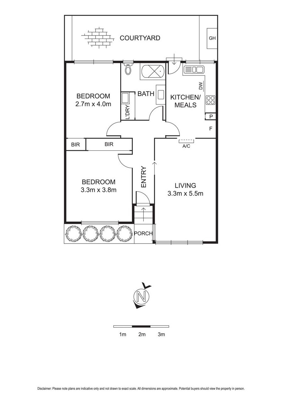 2/1 Leroux Street, OAKLEIGH VIC 3166 - Floorplan