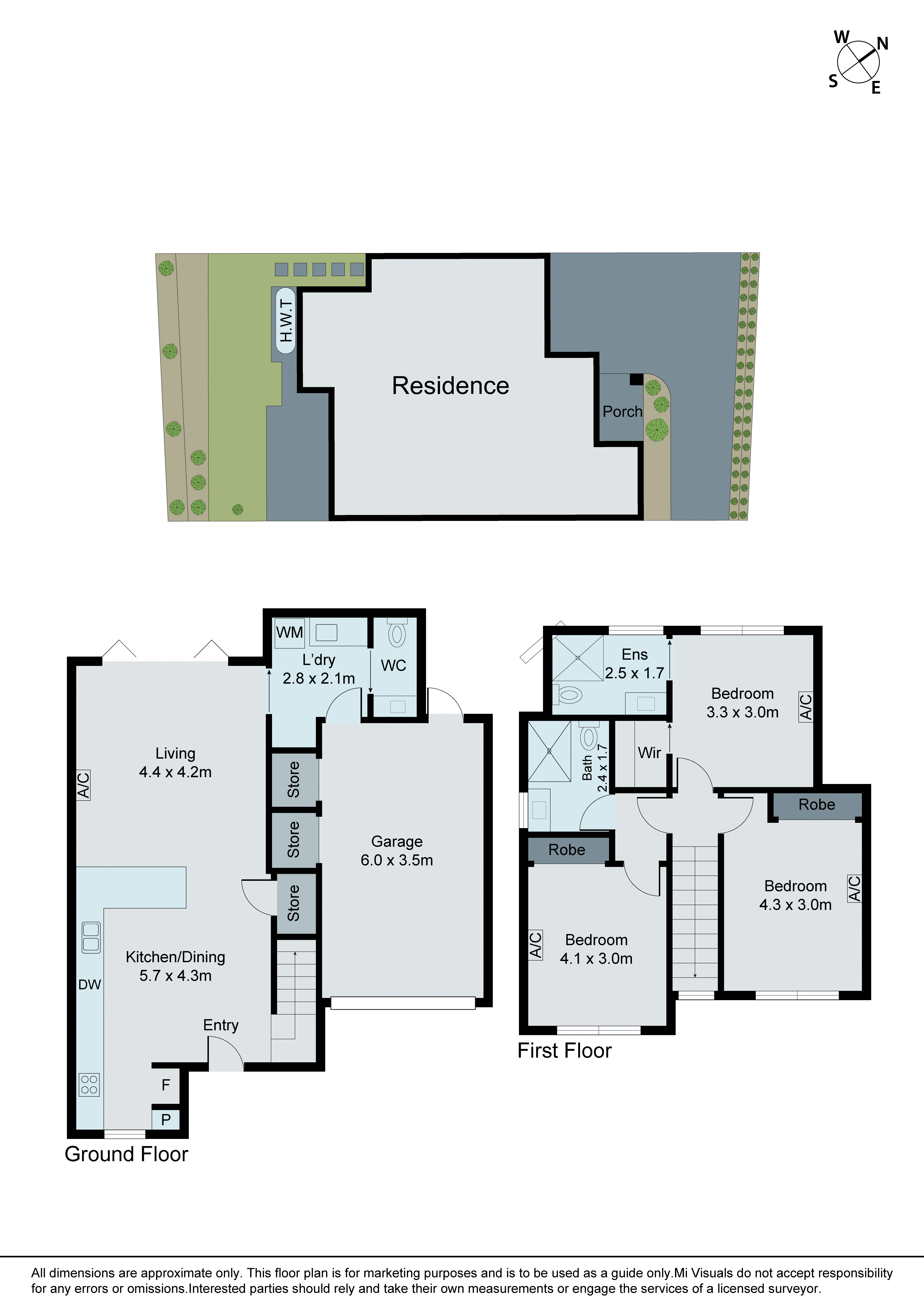 2/1 Malcolm Crescent, Doncaster VIC 3108 - Floorplan