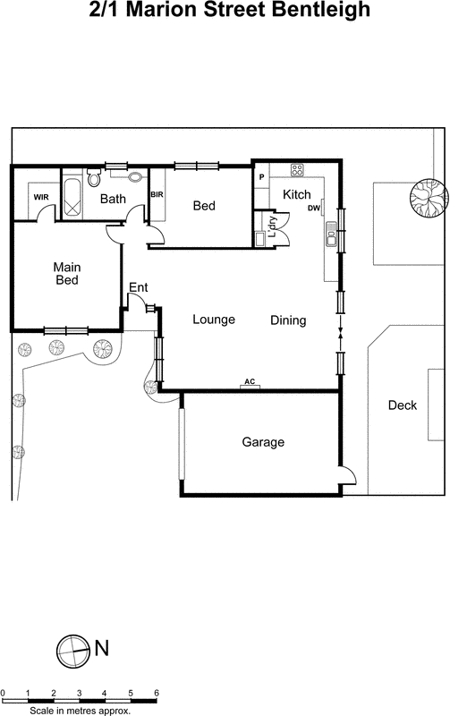 2/1 Marion Street, Bentleigh VIC 3204 - Floorplan