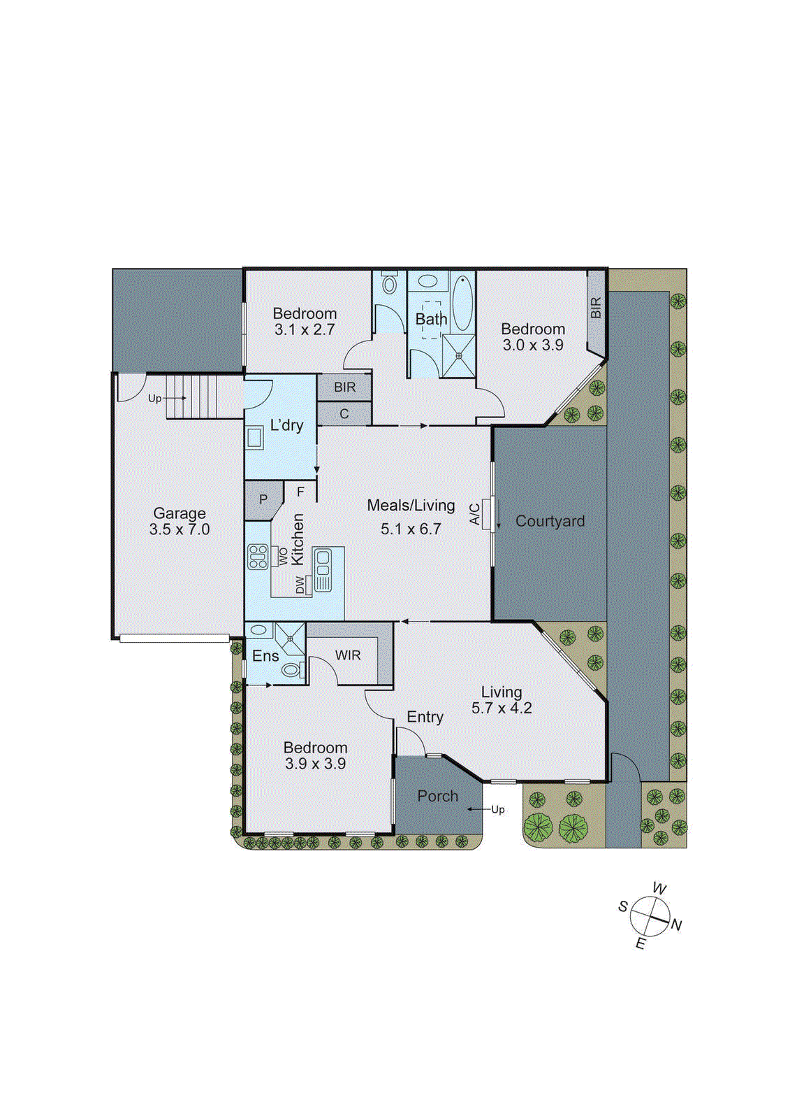 2/1 McCubbin Street, Burwood VIC 3125 - Floorplan
