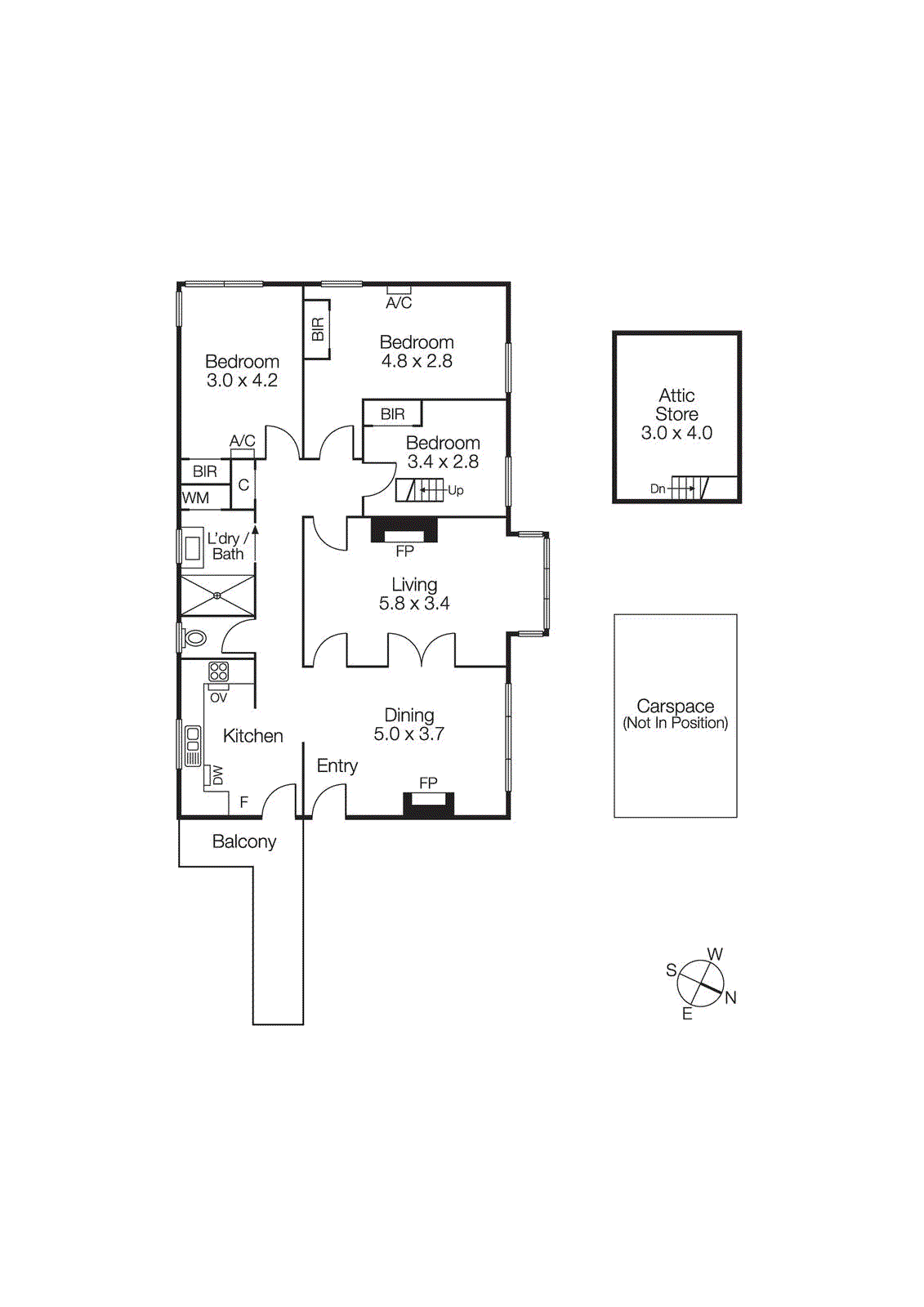 2/1 Moroney Street, St Kilda VIC 3182 - Floorplan