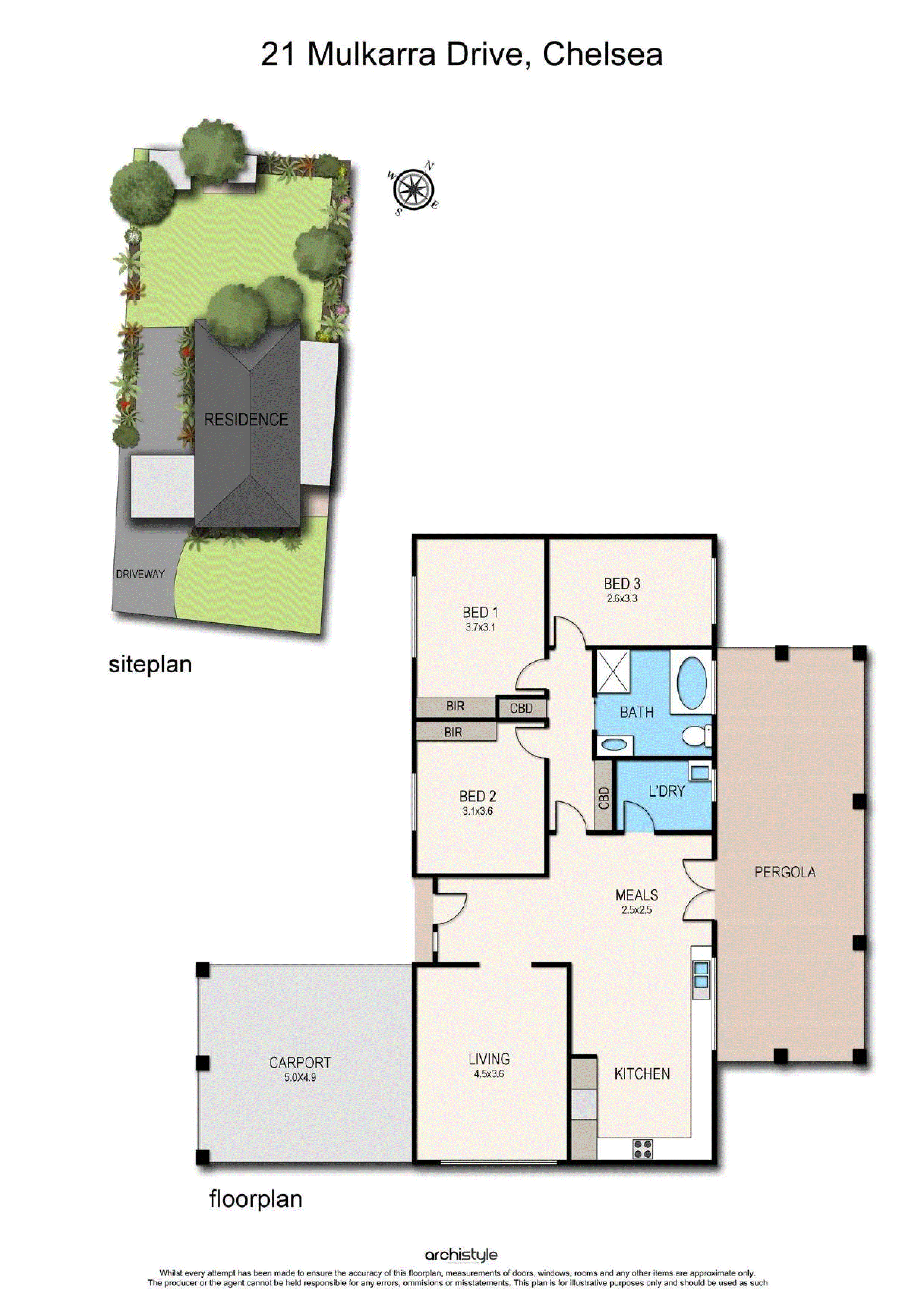21 Mulkarra Drive, Chelsea VIC 3196 - Floorplan