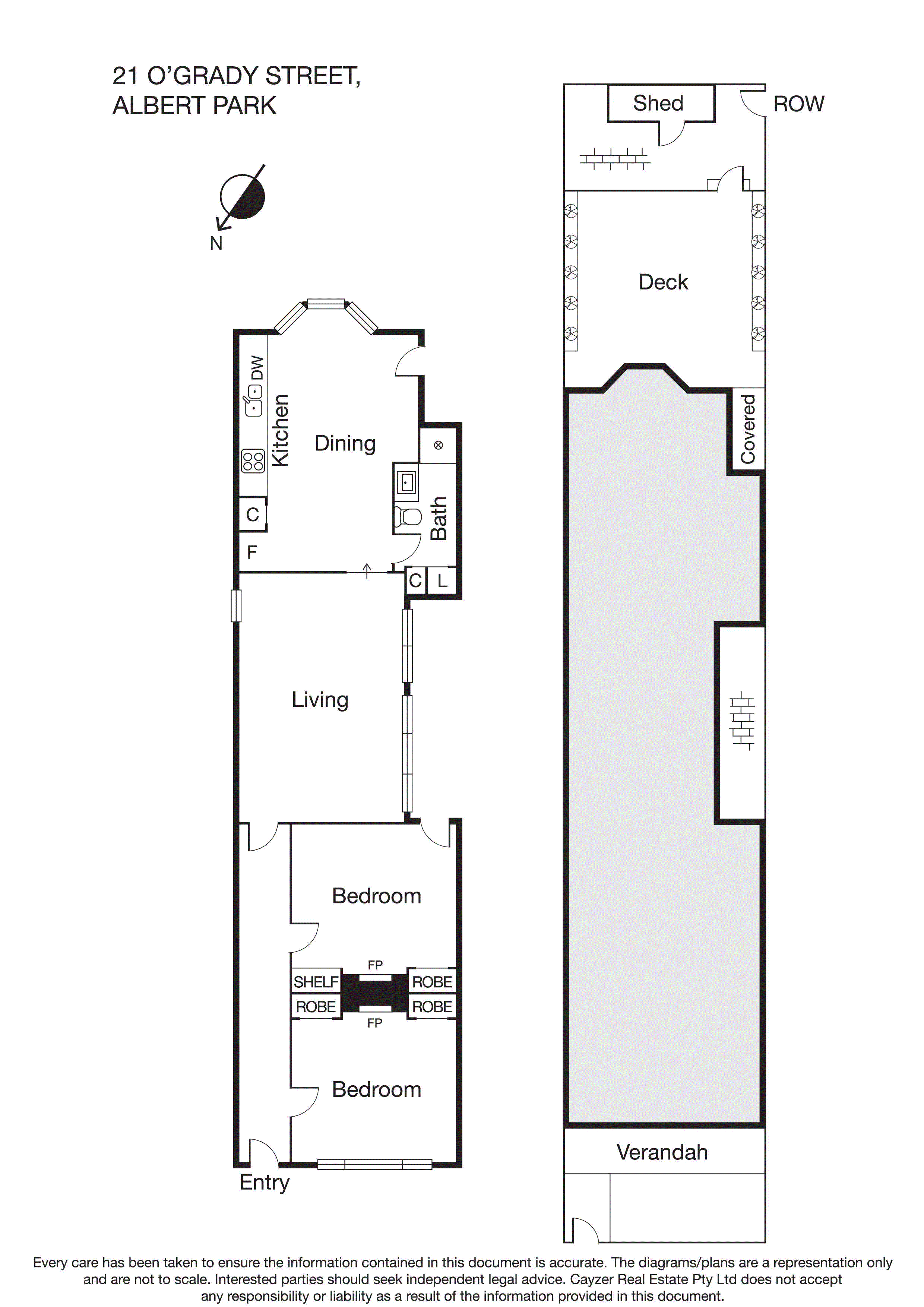 21 O'Grady Street, ALBERT PARK VIC 3206 - Floorplan
