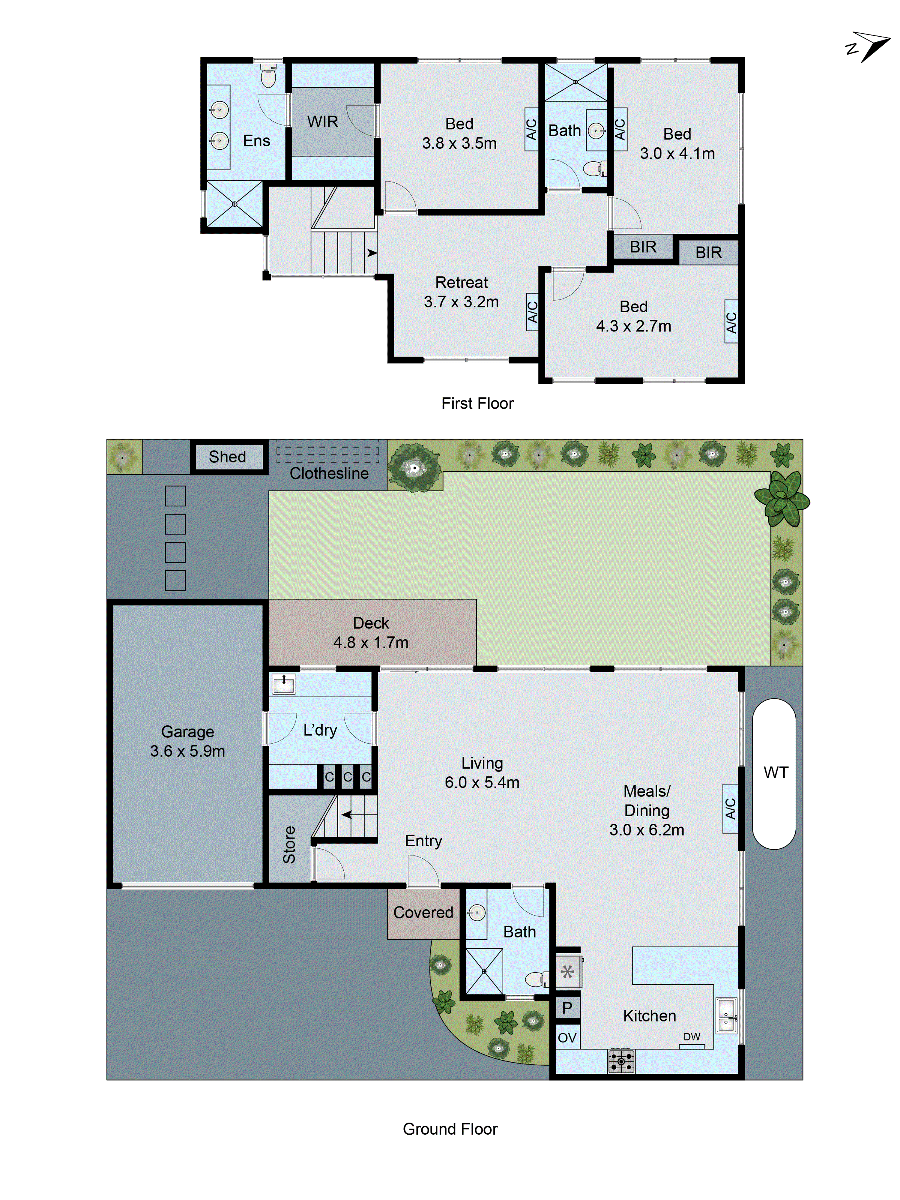 2/1 Olive Avenue, Mount Waverley VIC 3149 - Floorplan