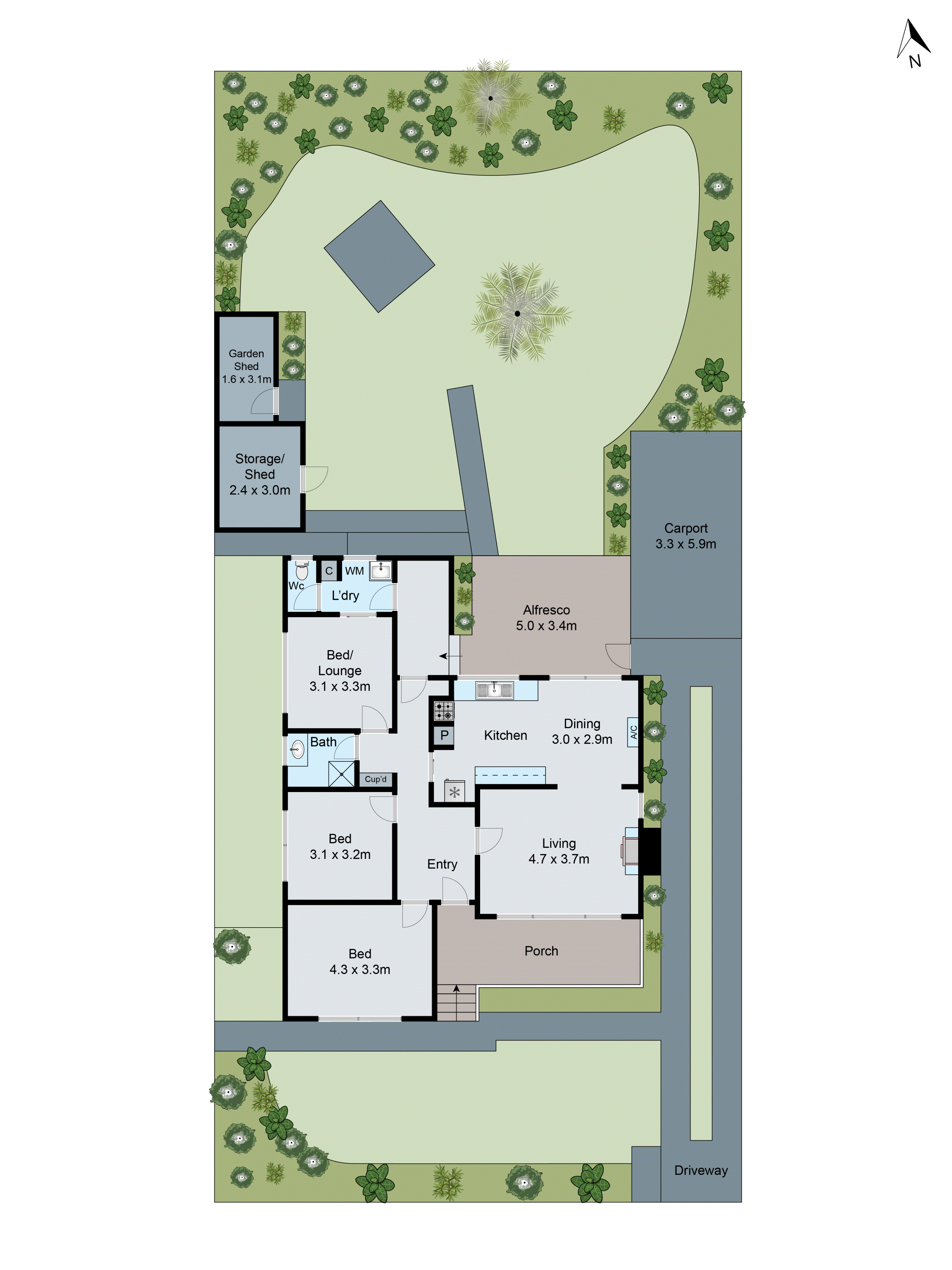 21 Olney Avenue, Thomson VIC 3219 - Floorplan
