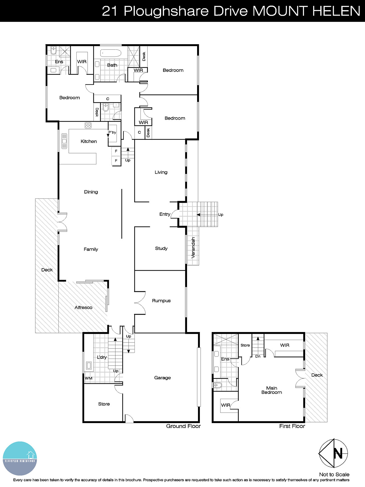 21 Ploughshare Drive, Mount Helen VIC 3350 - Floorplan