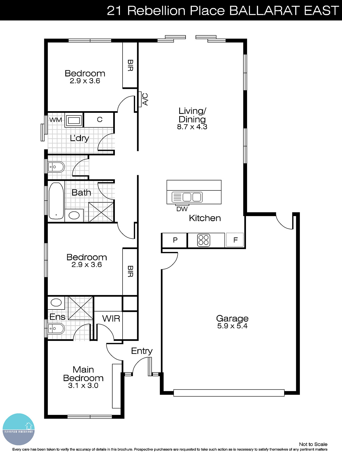 21 Rebellion Place, Ballarat East VIC 3350 - Floorplan