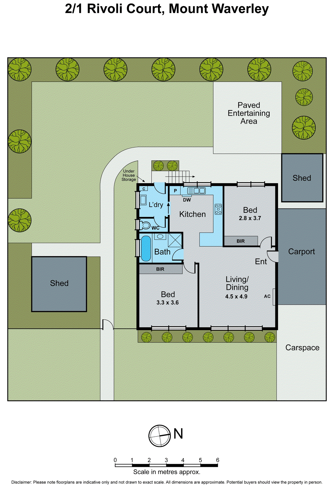 2/1 Rivoli Court, Mount Waverley VIC 3149 - Floorplan