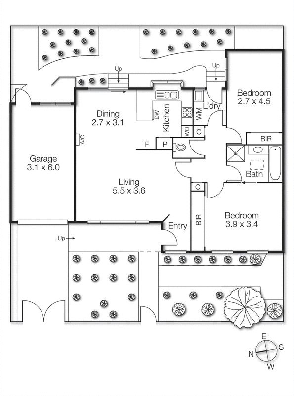 2/1 Rosina Street, Bentleigh VIC 3204 - Floorplan