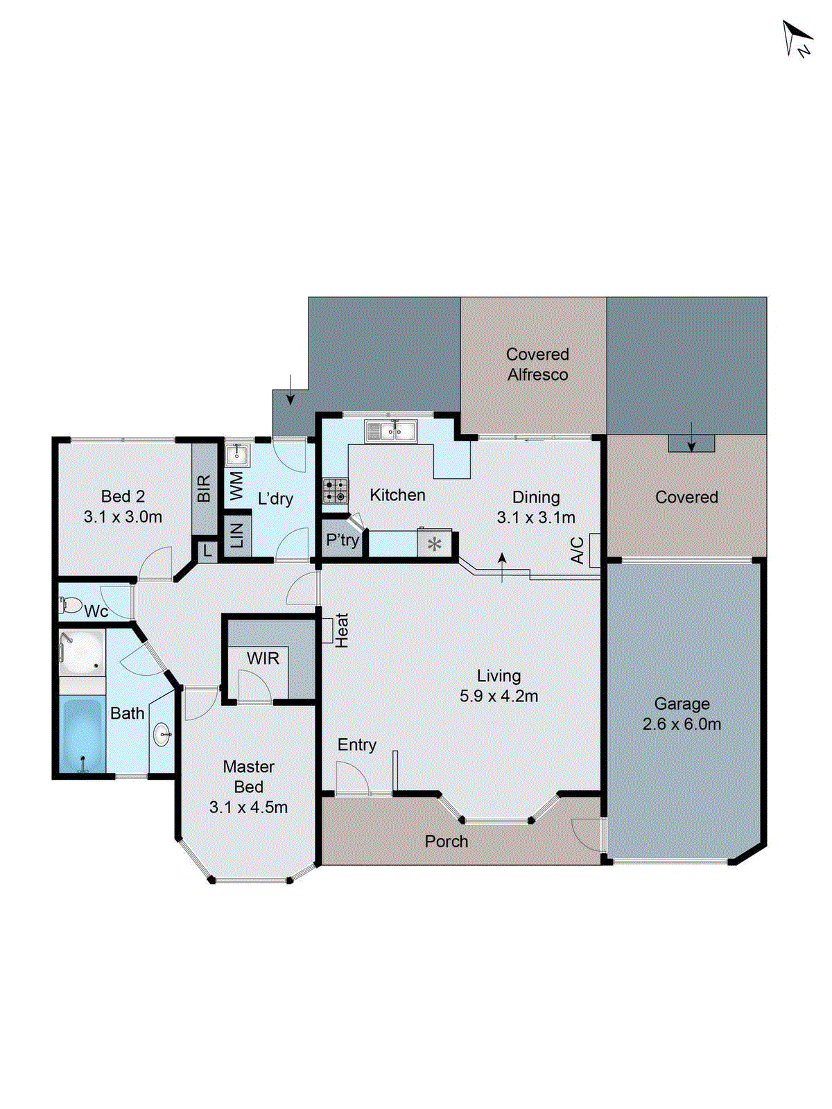 2/1 Rushden Close, Bell Post Hill VIC 3215 - Floorplan