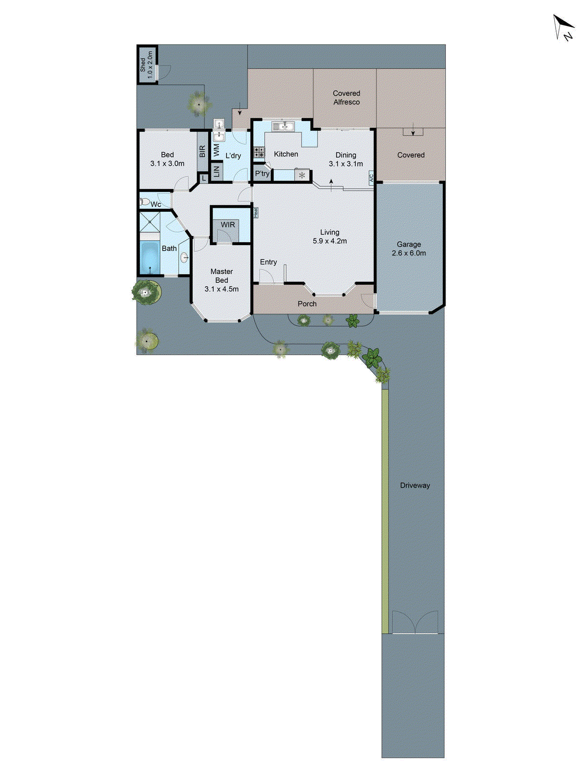2/1 Rushden Close, Bell Post Hill VIC 3215 - Floorplan
