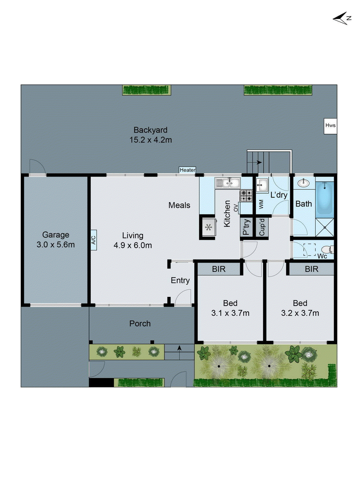 2/1 Sandalwood Drive, Oakleigh South VIC 3167 - Floorplan