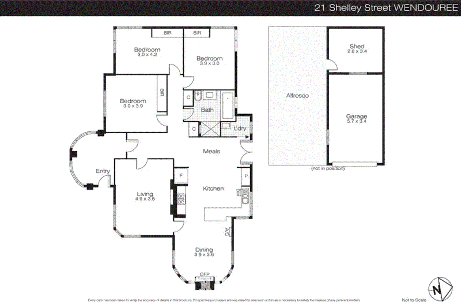 21 Shelley Street, Wendouree VIC 3355 - Floorplan