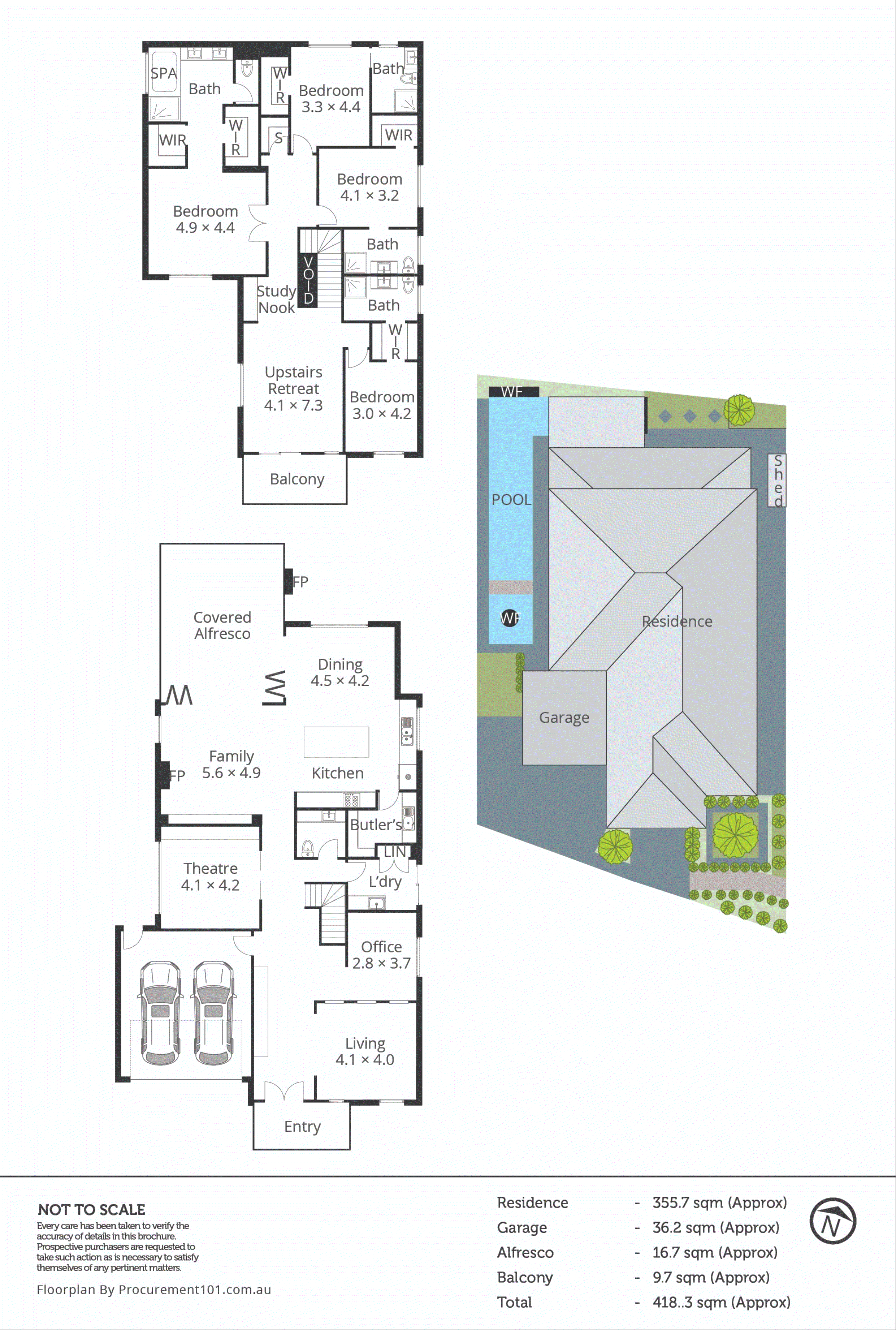 21 Somerfield Drive North, Keysborough VIC 3173 - Floorplan