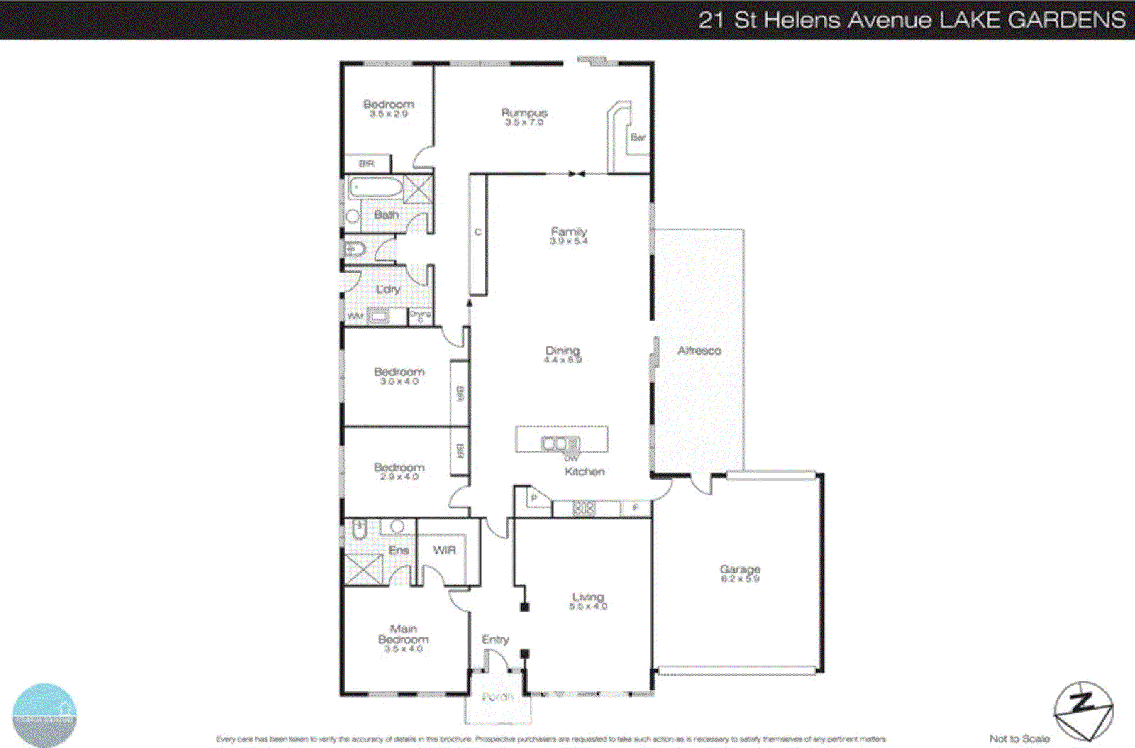21 St Helens Avenue, Lake Gardens VIC 3355 - Floorplan