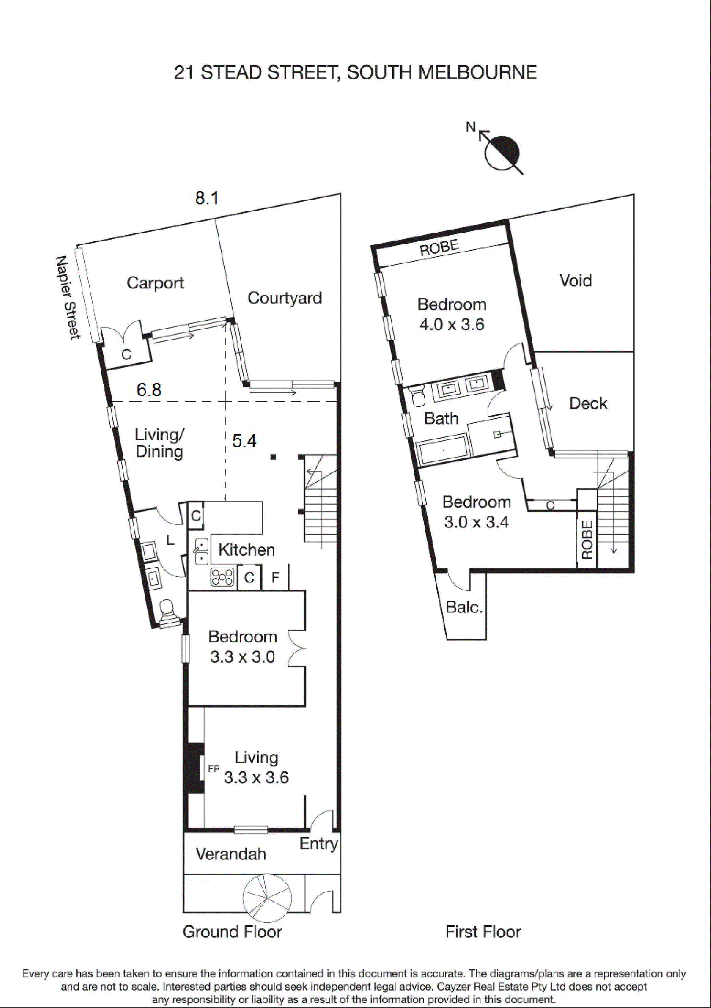 21 Stead Street, SOUTH MELBOURNE VIC 3205 - Floorplan