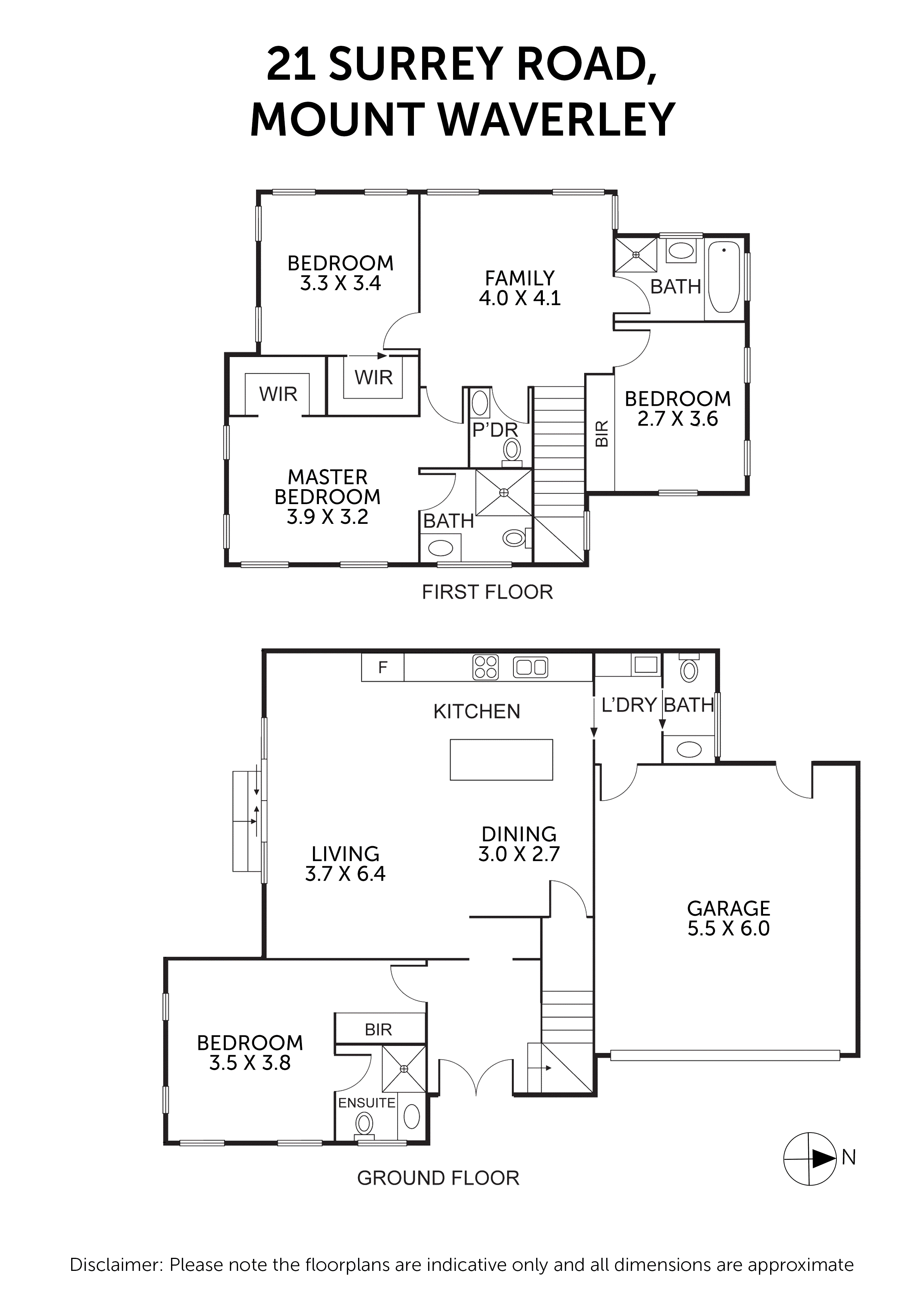 21 Surrey Road, Mount Waverley VIC 3149 - Floorplan