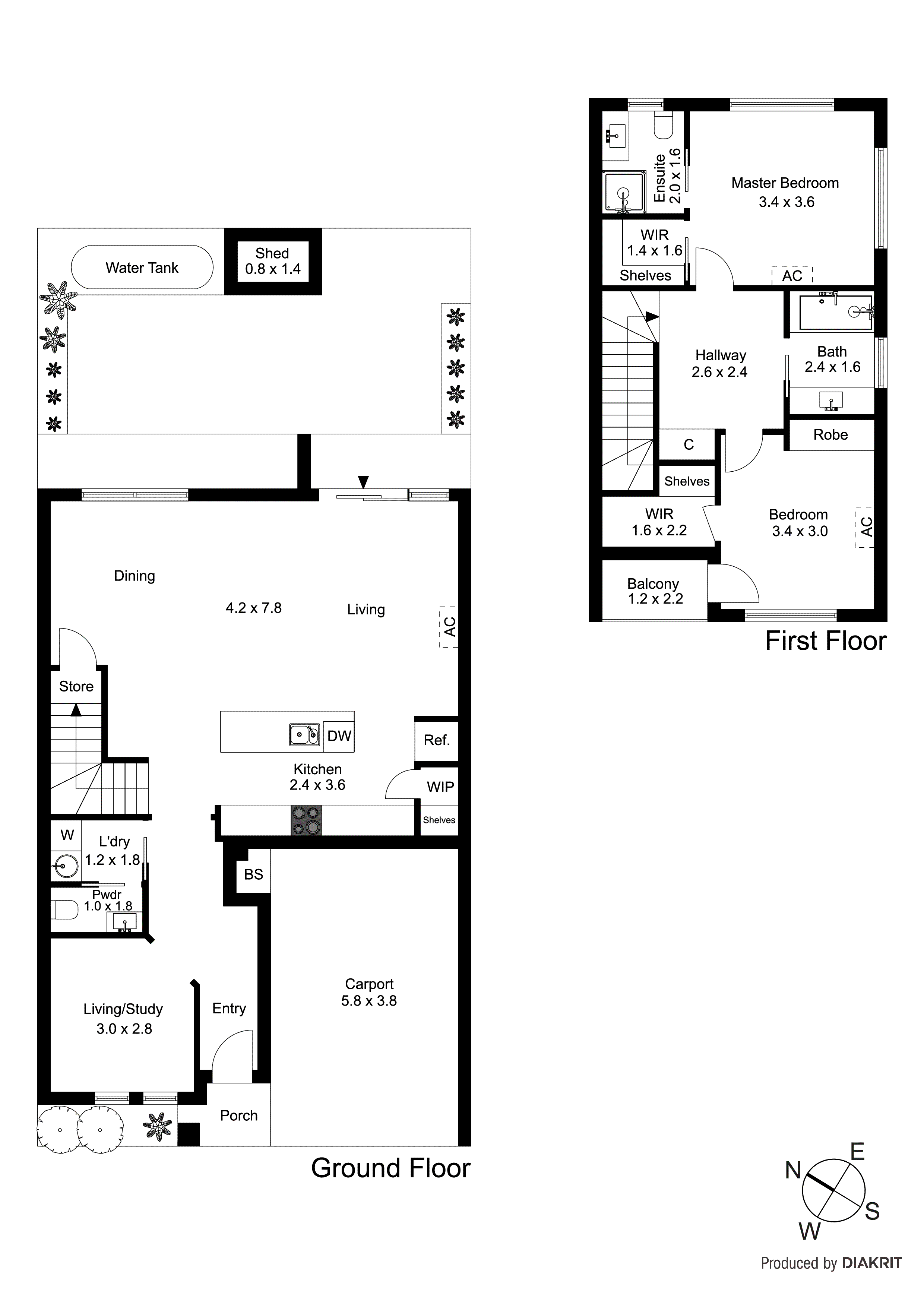 2/1 Swan Walk, Chelsea VIC 3196 - Floorplan