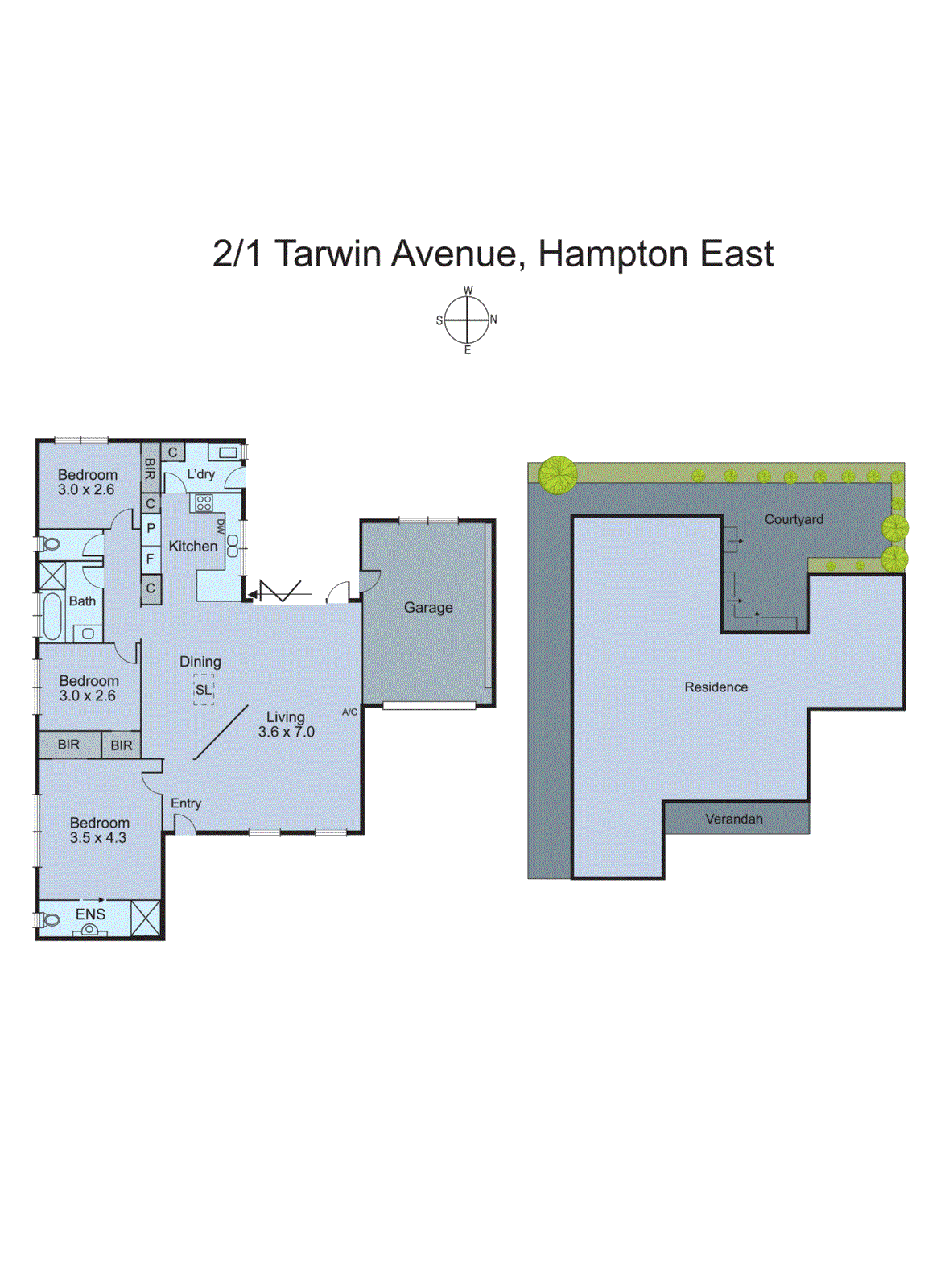 2/1 Tarwin Avenue, Hampton East VIC 3188 - Floorplan