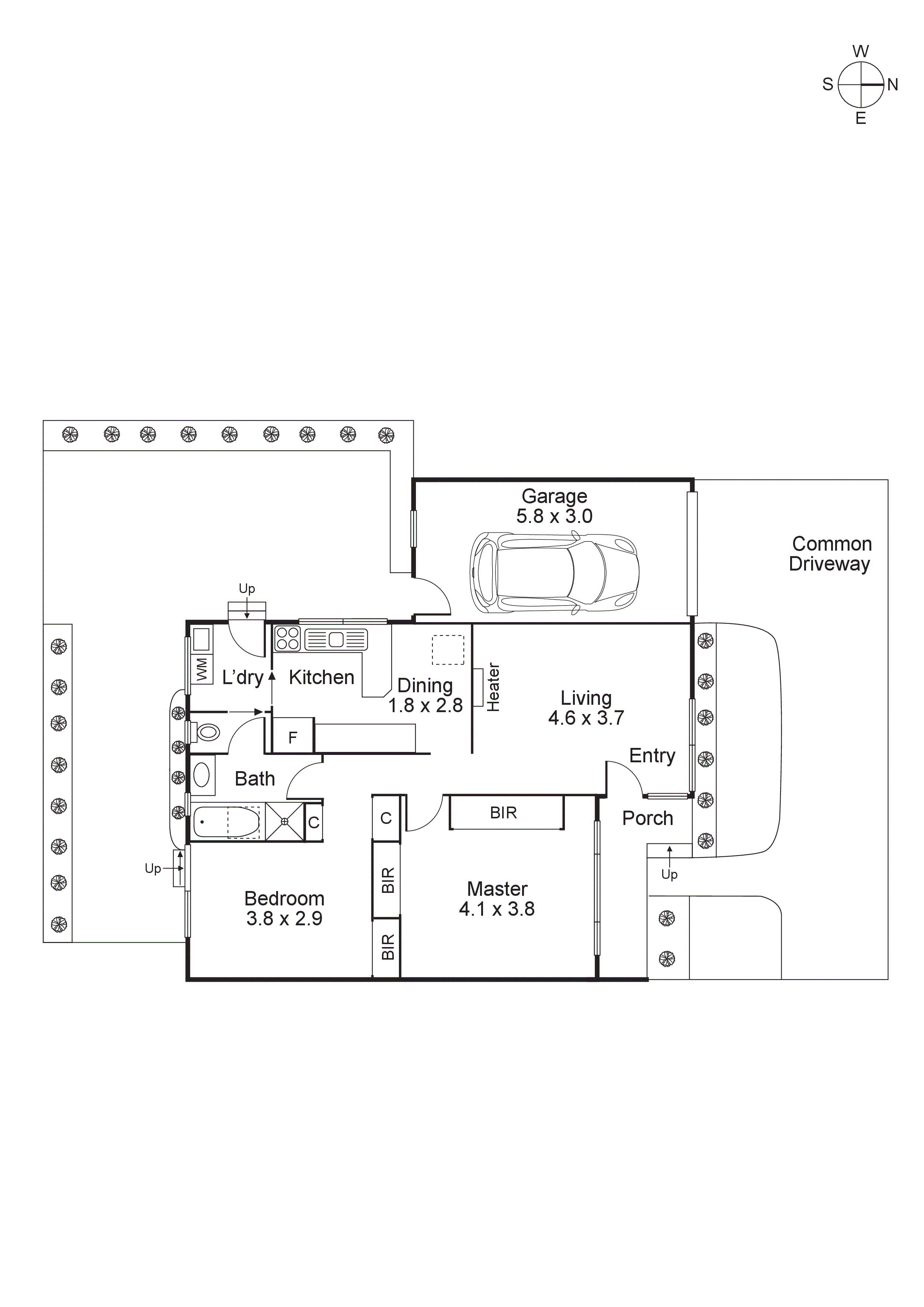 2/1 Tenham Grove, Cheltenham VIC 3192 - Floorplan