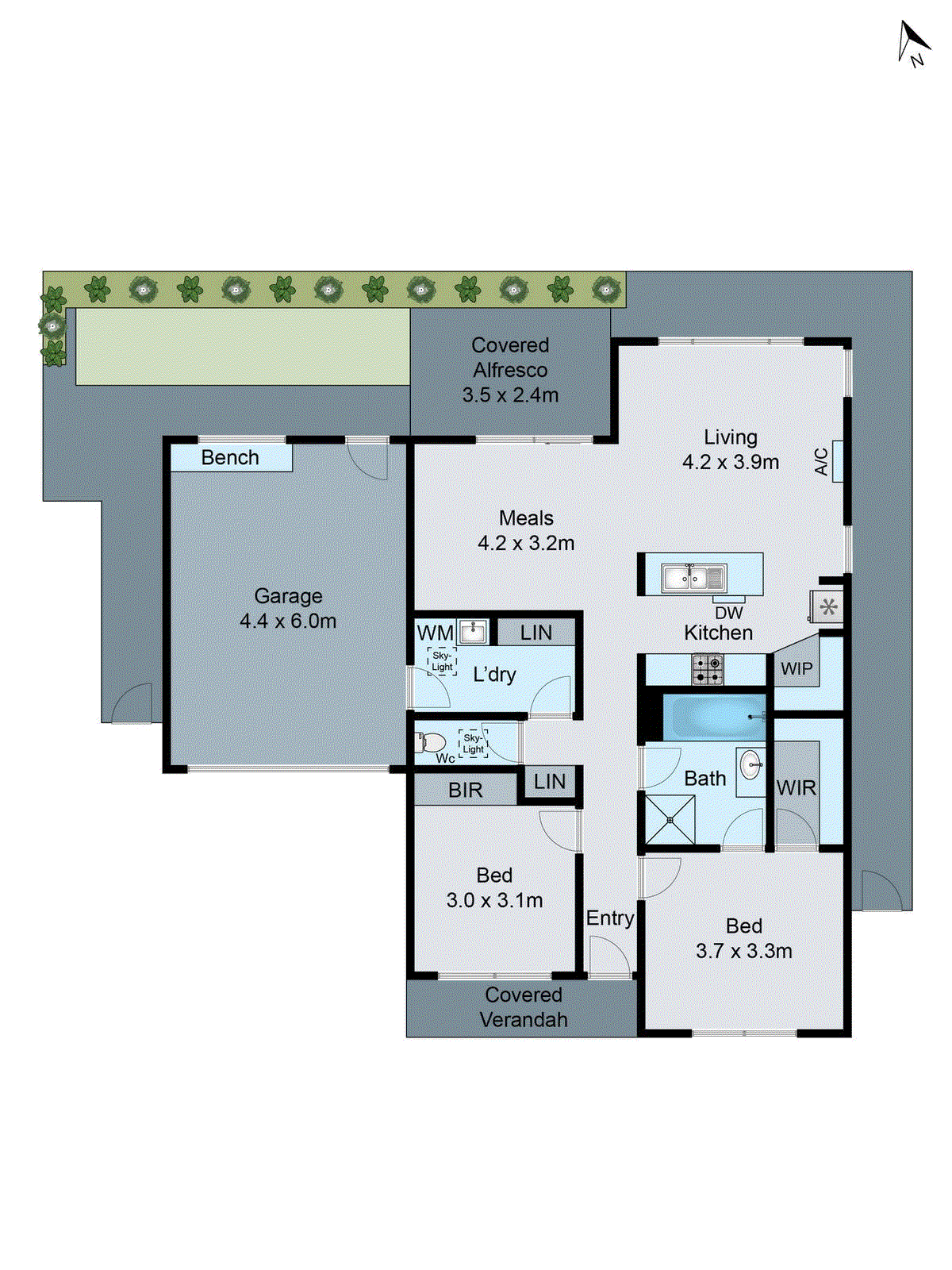 2/1 The Avenue, Belmont VIC 3216 - Floorplan