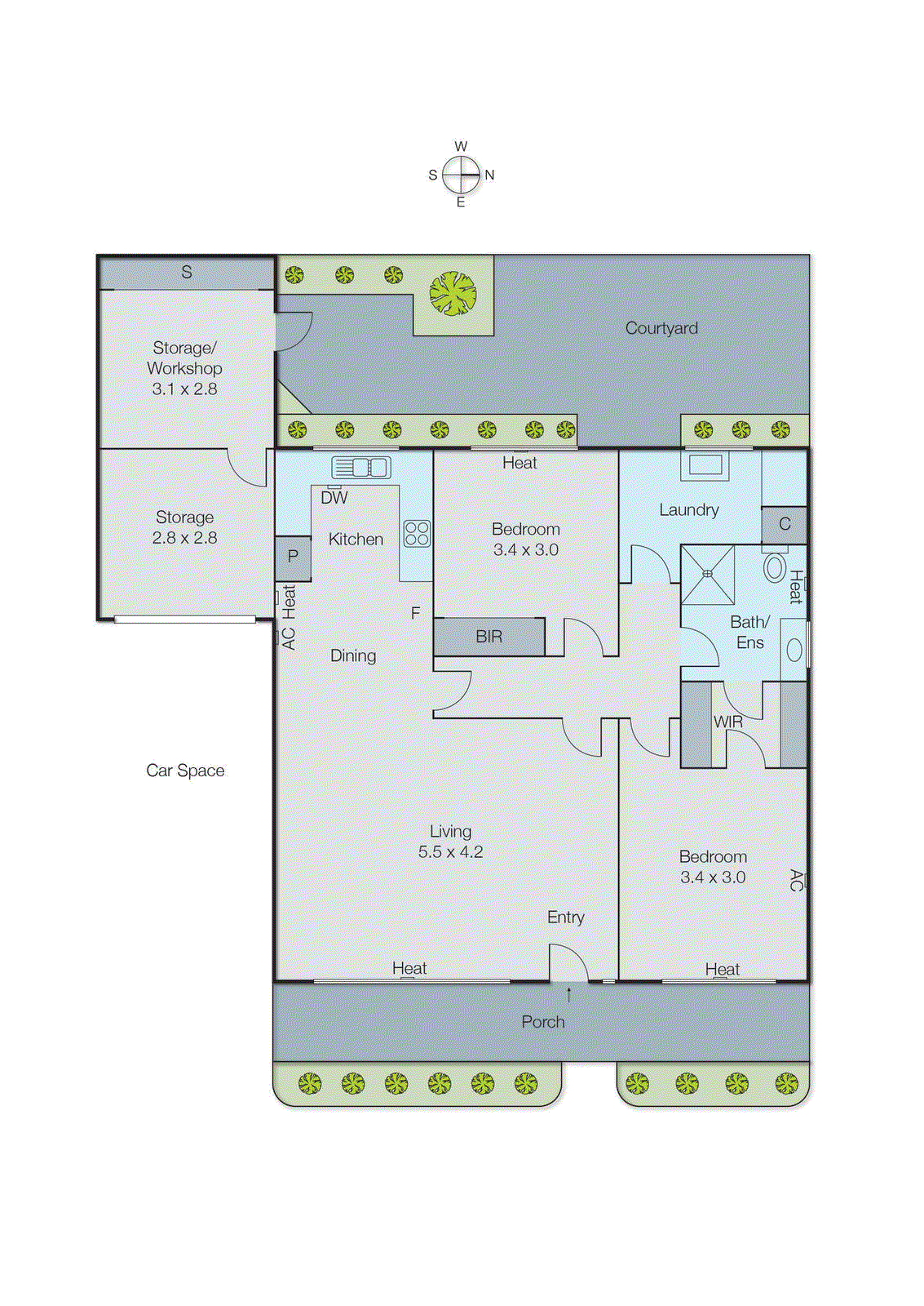 2/1 Third Street, Black Rock VIC 3193 - Floorplan