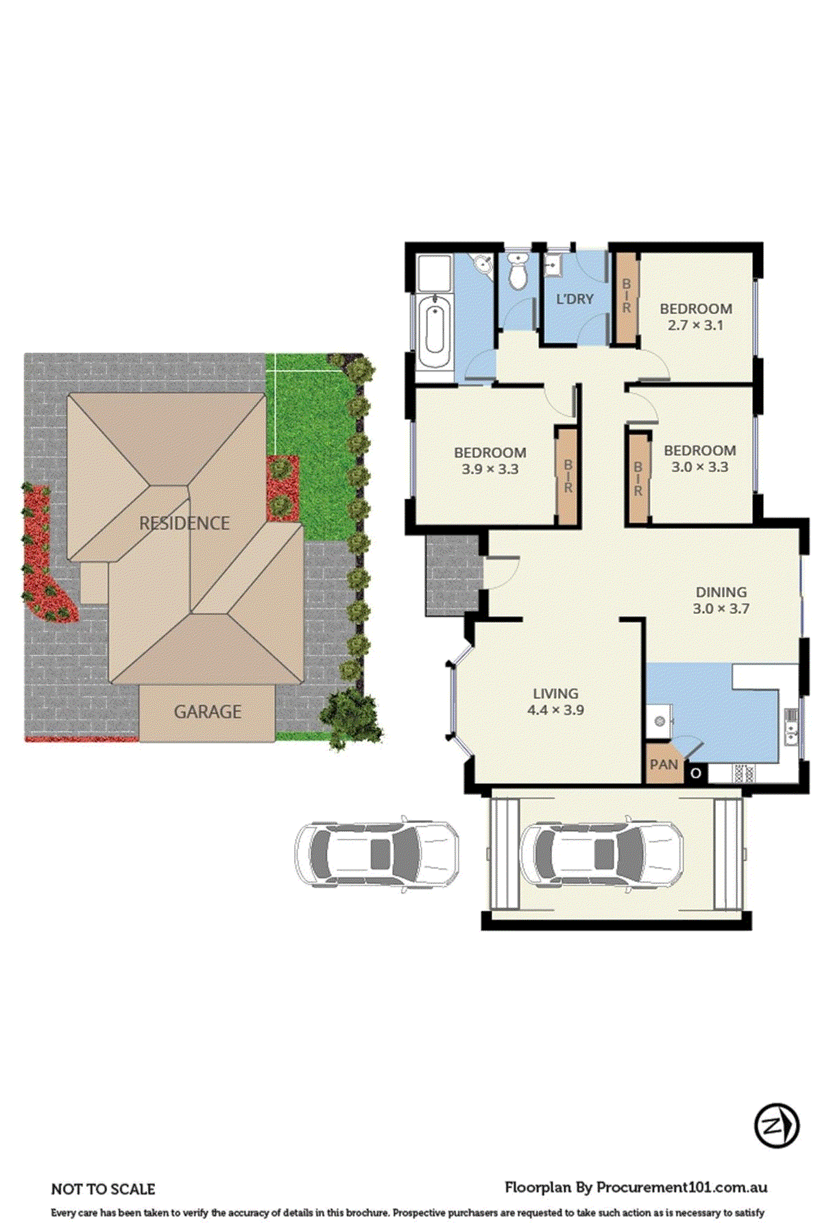 2/1 Timmings Street, Chadstone VIC 3148 - Floorplan