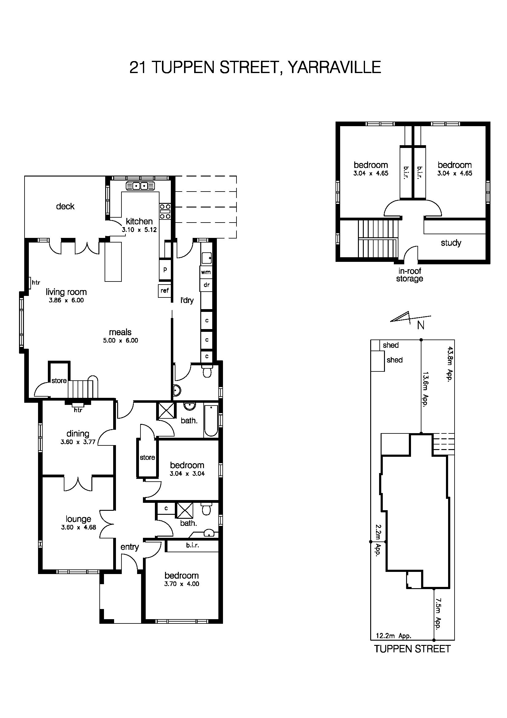21 Tuppen Street, YARRAVILLE VIC 3013 - Floorplan