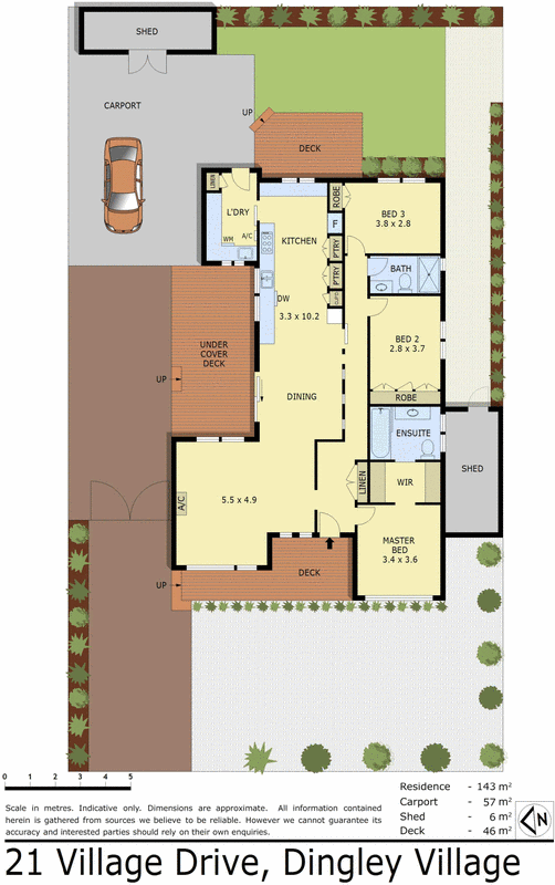 21 Village Drive, Dingley Village VIC 3172 - Floorplan