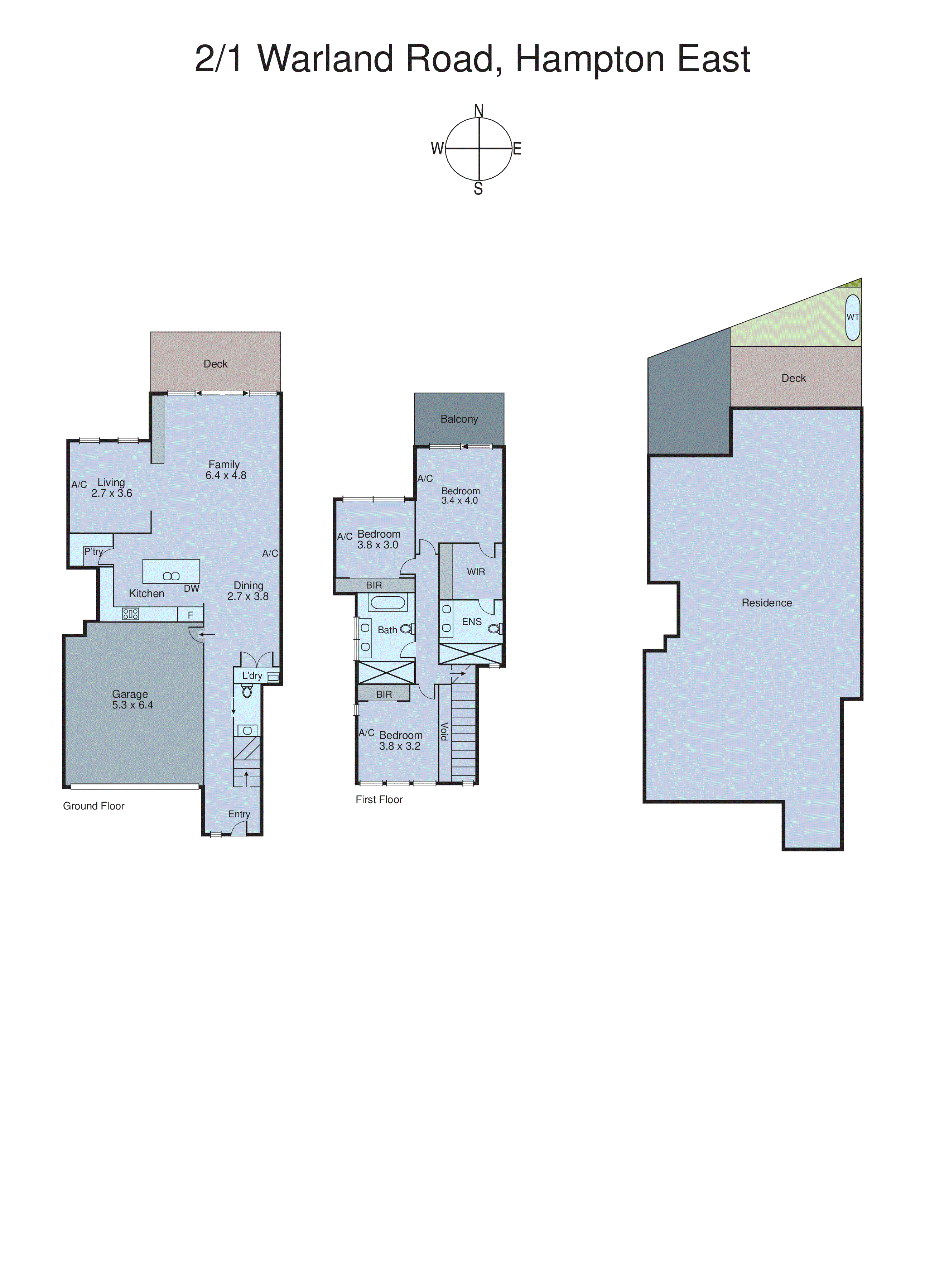 2/1 Warland Road, Hampton East VIC 3188 - Floorplan