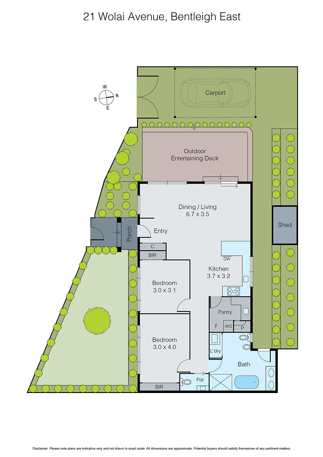 21 Wolai Avenue, Bentleigh East VIC 3165 - Floorplan