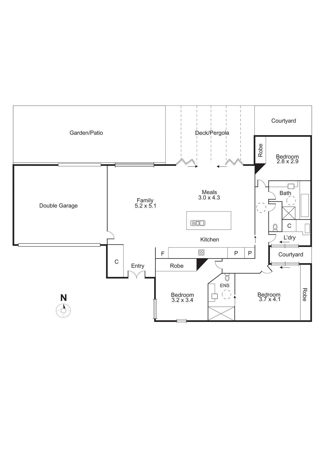 2/1 Wonga Court, Bentleigh East VIC 3165 - Floorplan