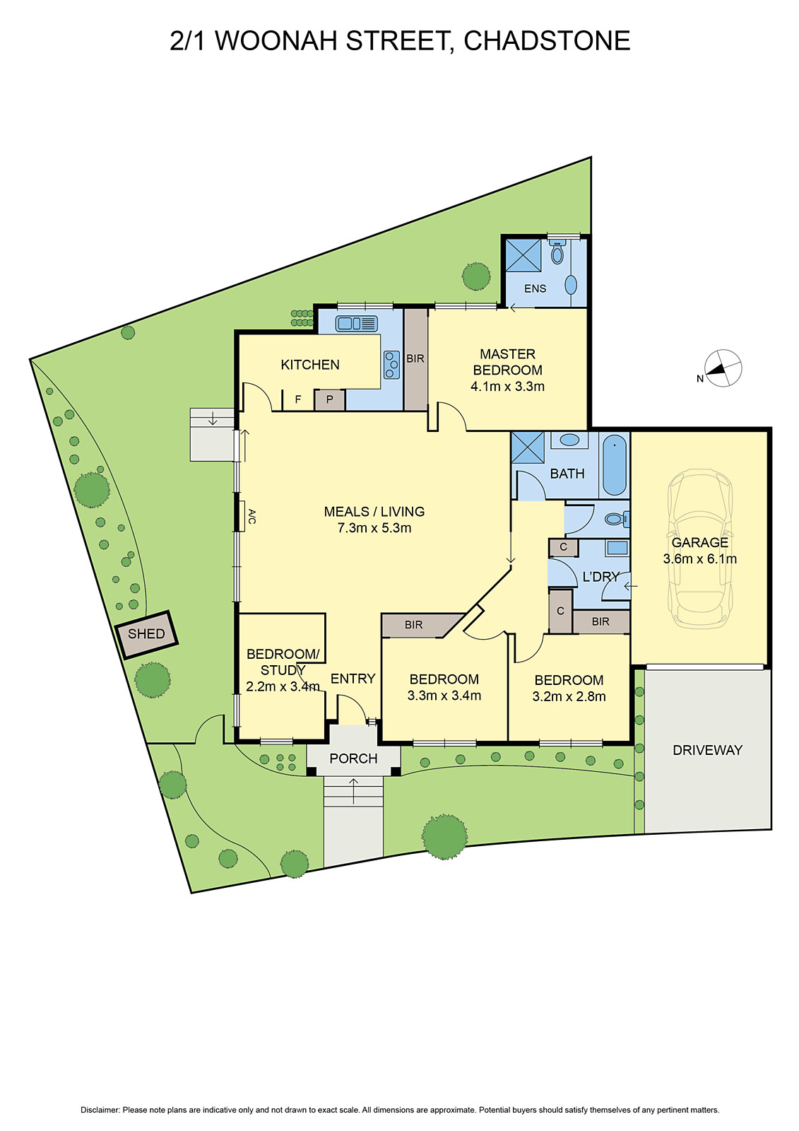 2/1 Woonah Street, Chadstone VIC 3148 - Floorplan